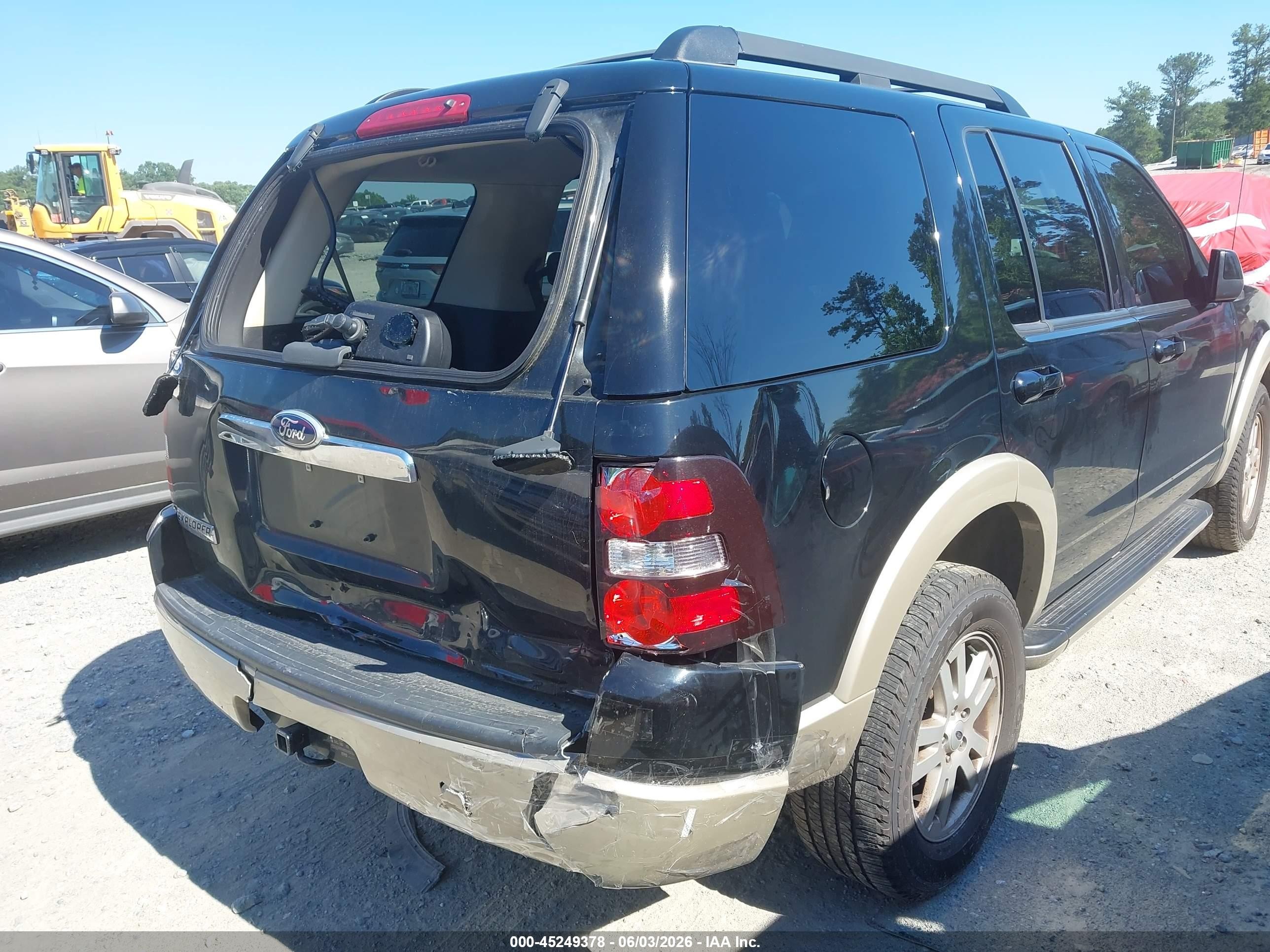 2010 Ford Explorer Eddie Bauer Black vin: 1FMEU6EE3AUB13173