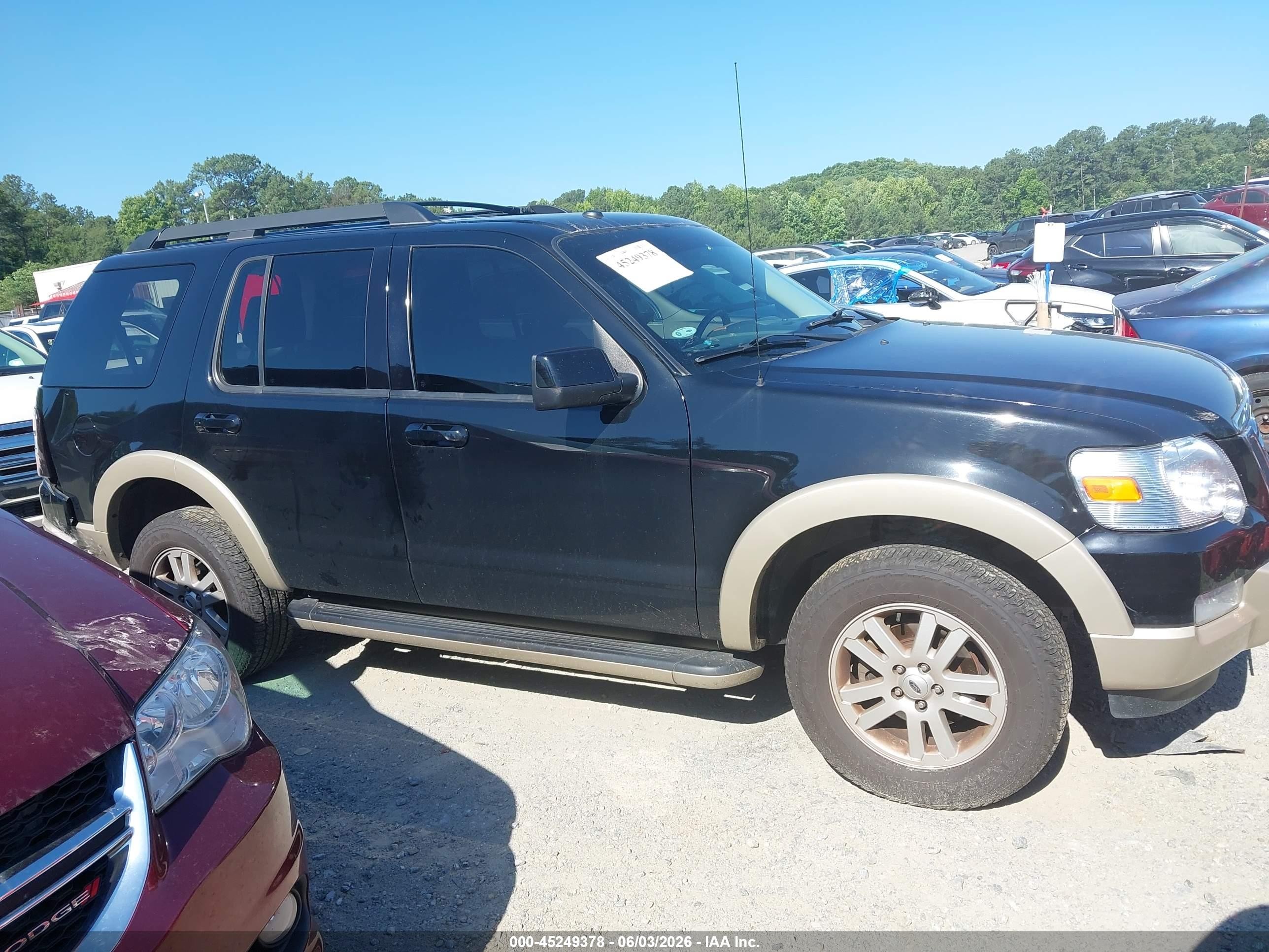 2010 Ford Explorer Eddie Bauer Black vin: 1FMEU6EE3AUB13173