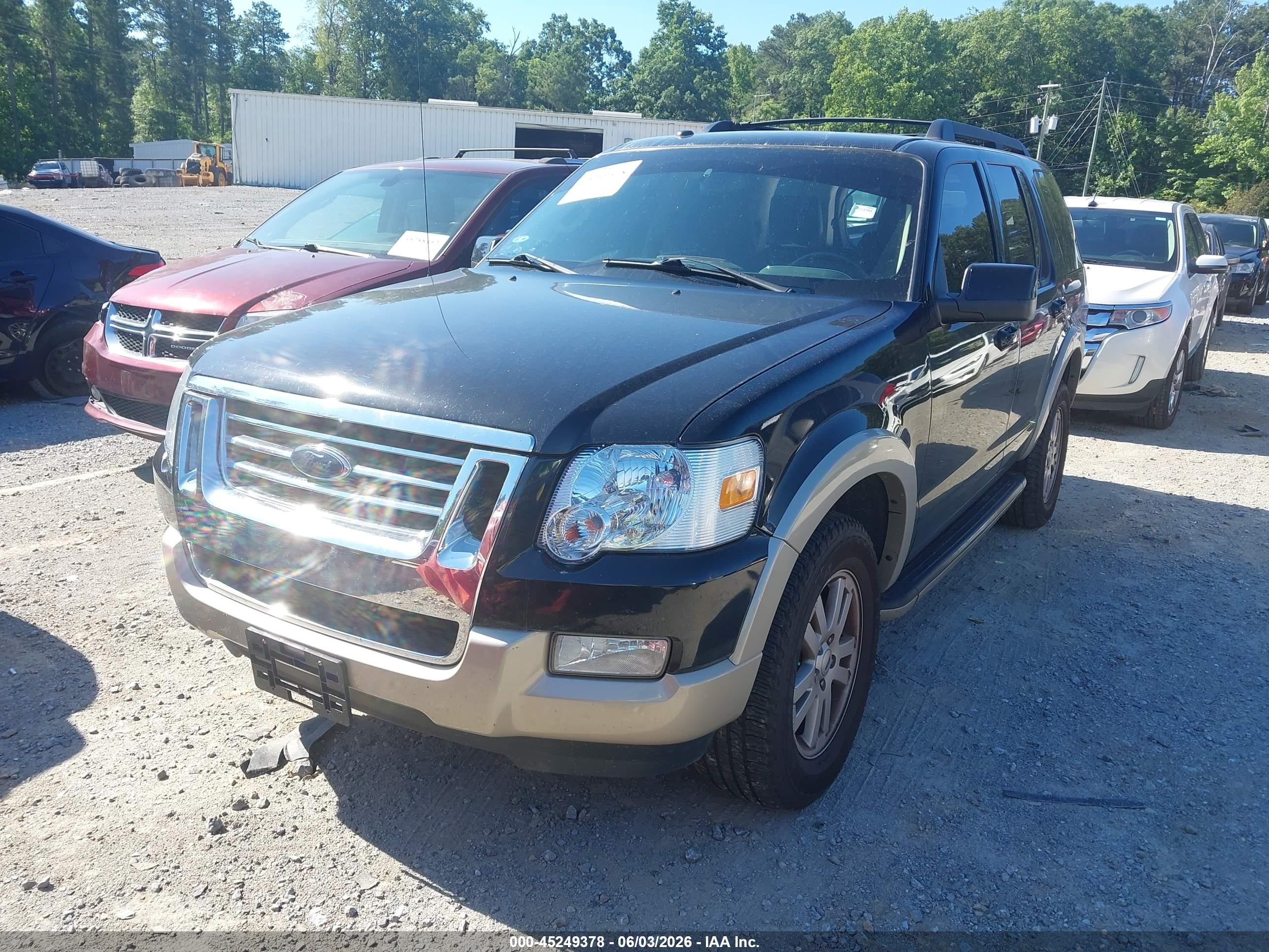 2010 Ford Explorer Eddie Bauer Black vin: 1FMEU6EE3AUB13173
