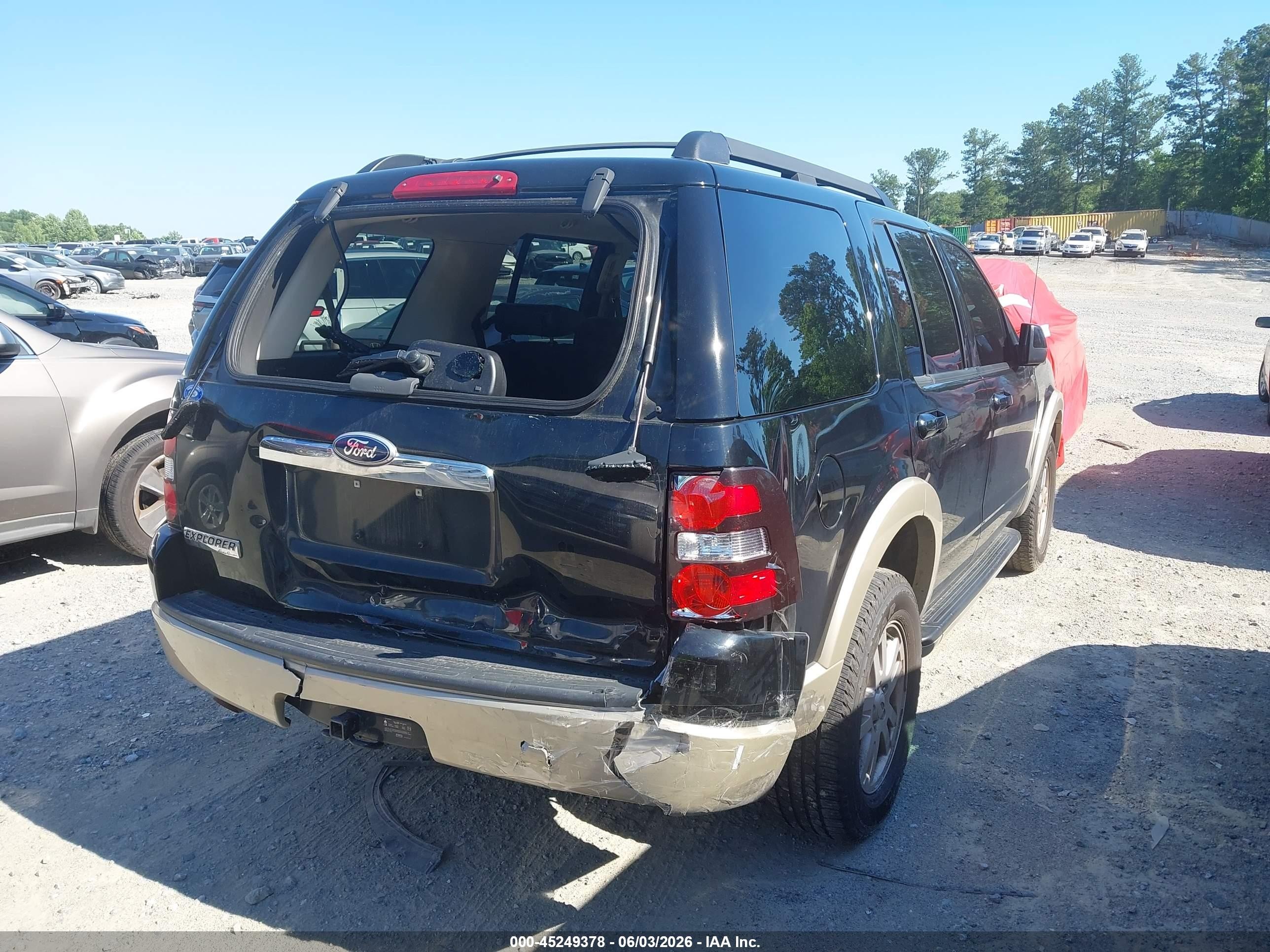 2010 Ford Explorer Eddie Bauer Black vin: 1FMEU6EE3AUB13173