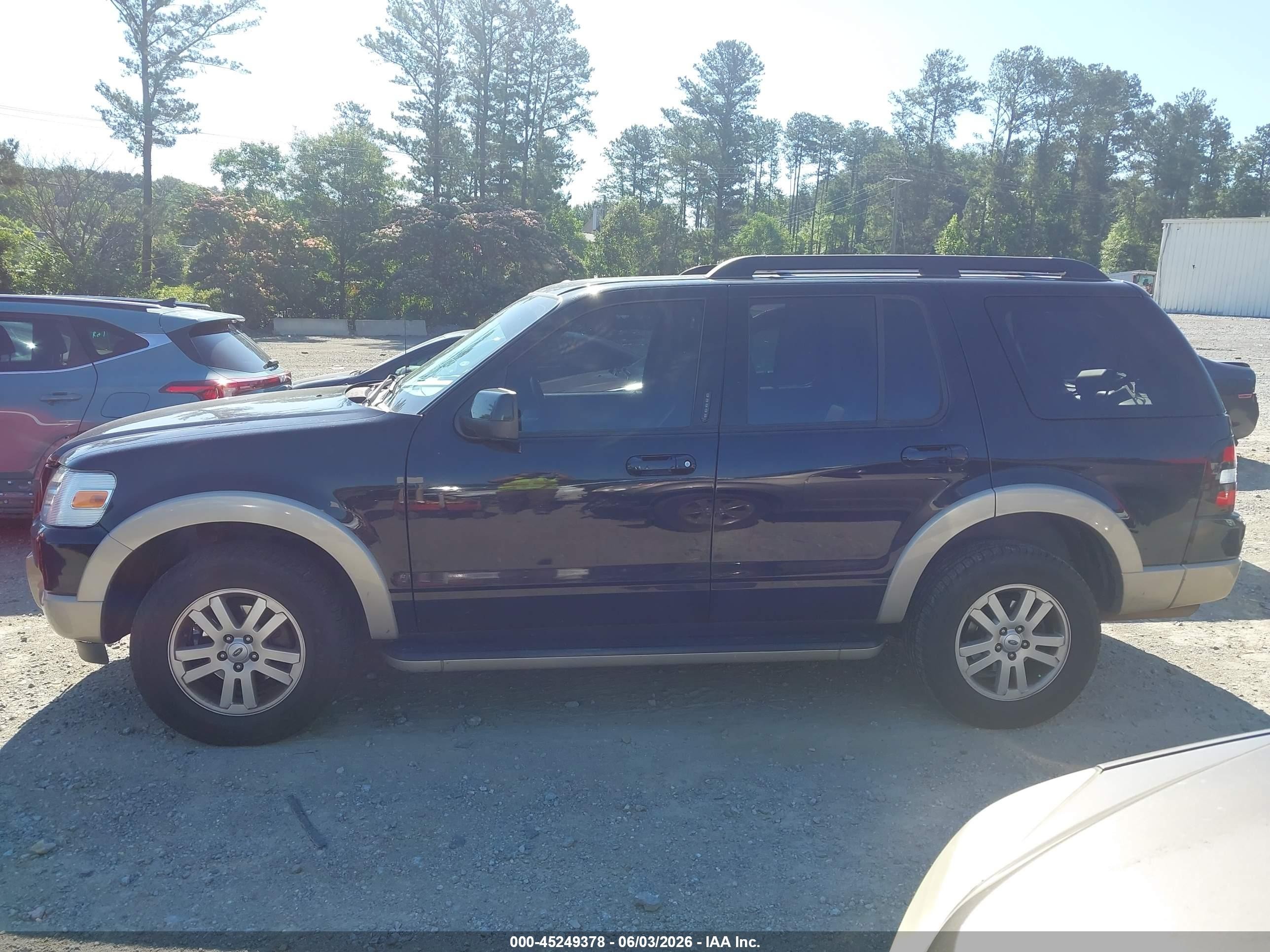2010 Ford Explorer Eddie Bauer Black vin: 1FMEU6EE3AUB13173