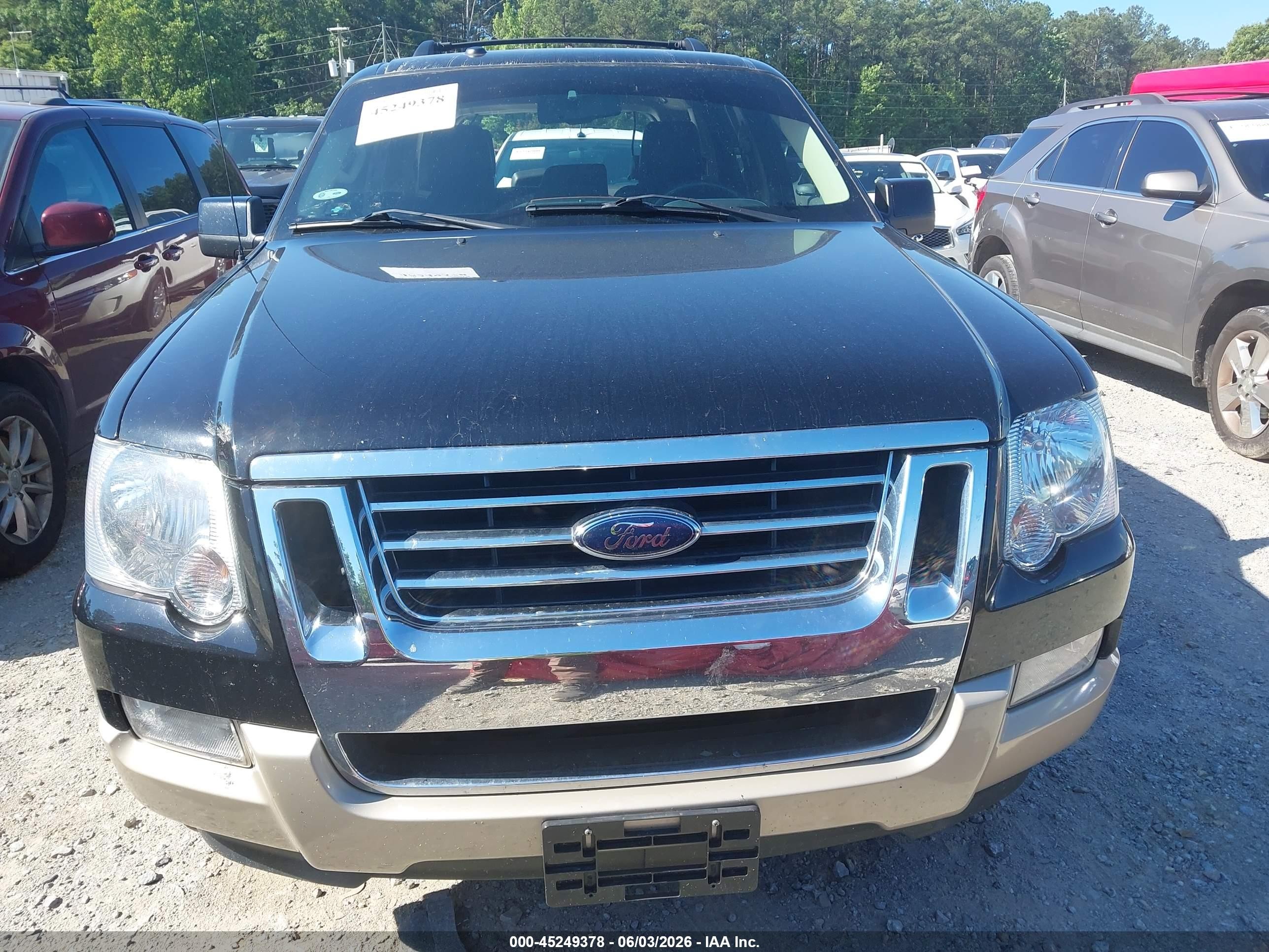 2010 Ford Explorer Eddie Bauer Black vin: 1FMEU6EE3AUB13173