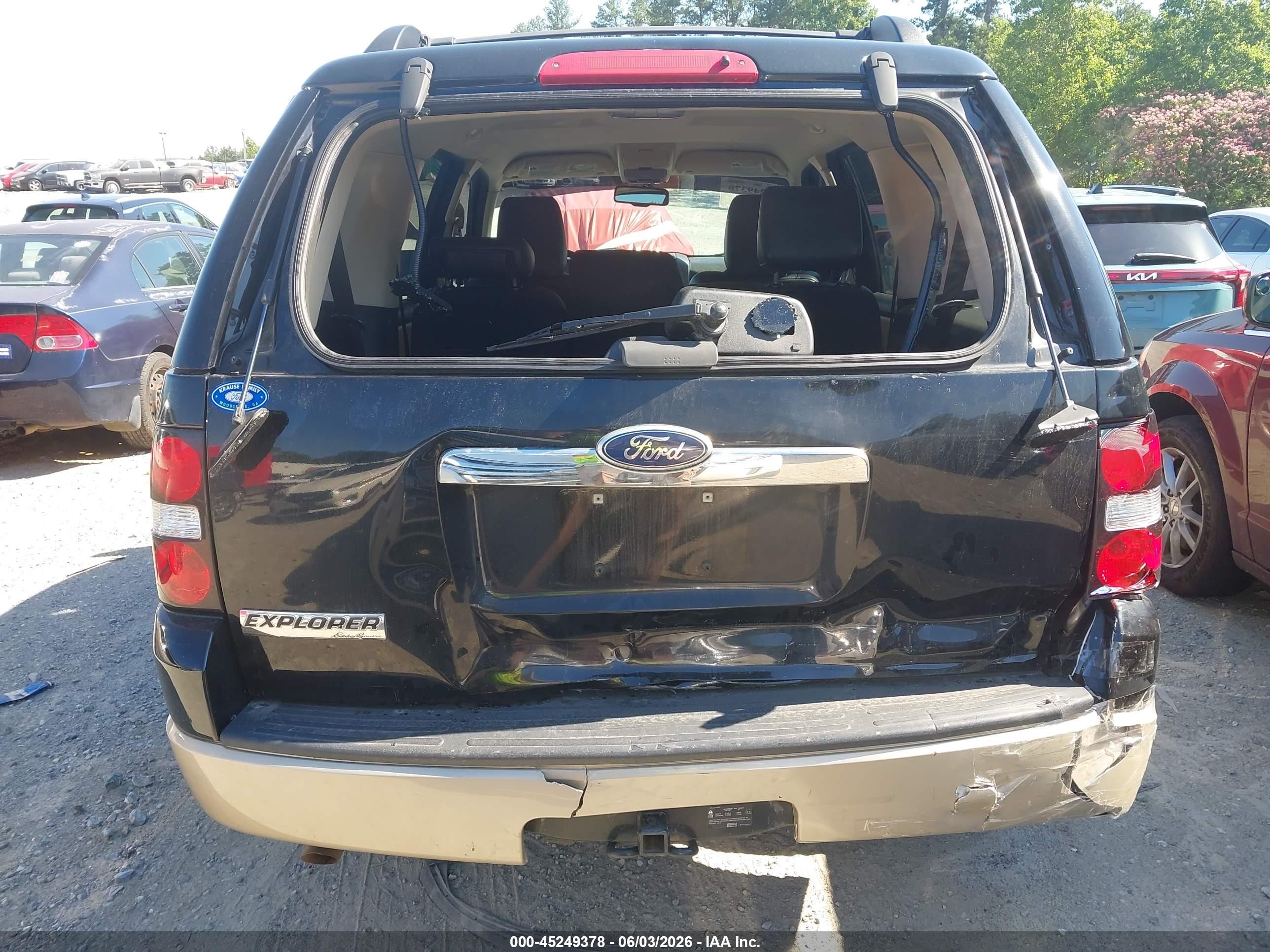 2010 Ford Explorer Eddie Bauer Black vin: 1FMEU6EE3AUB13173