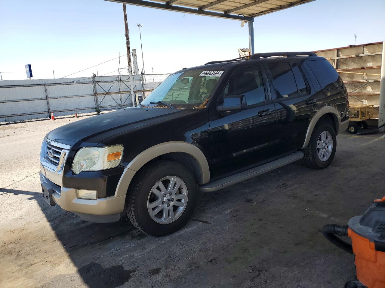 2010 Ford Explorer Eddie Bauer Black vin: 1FMEU6EE4AUA05032