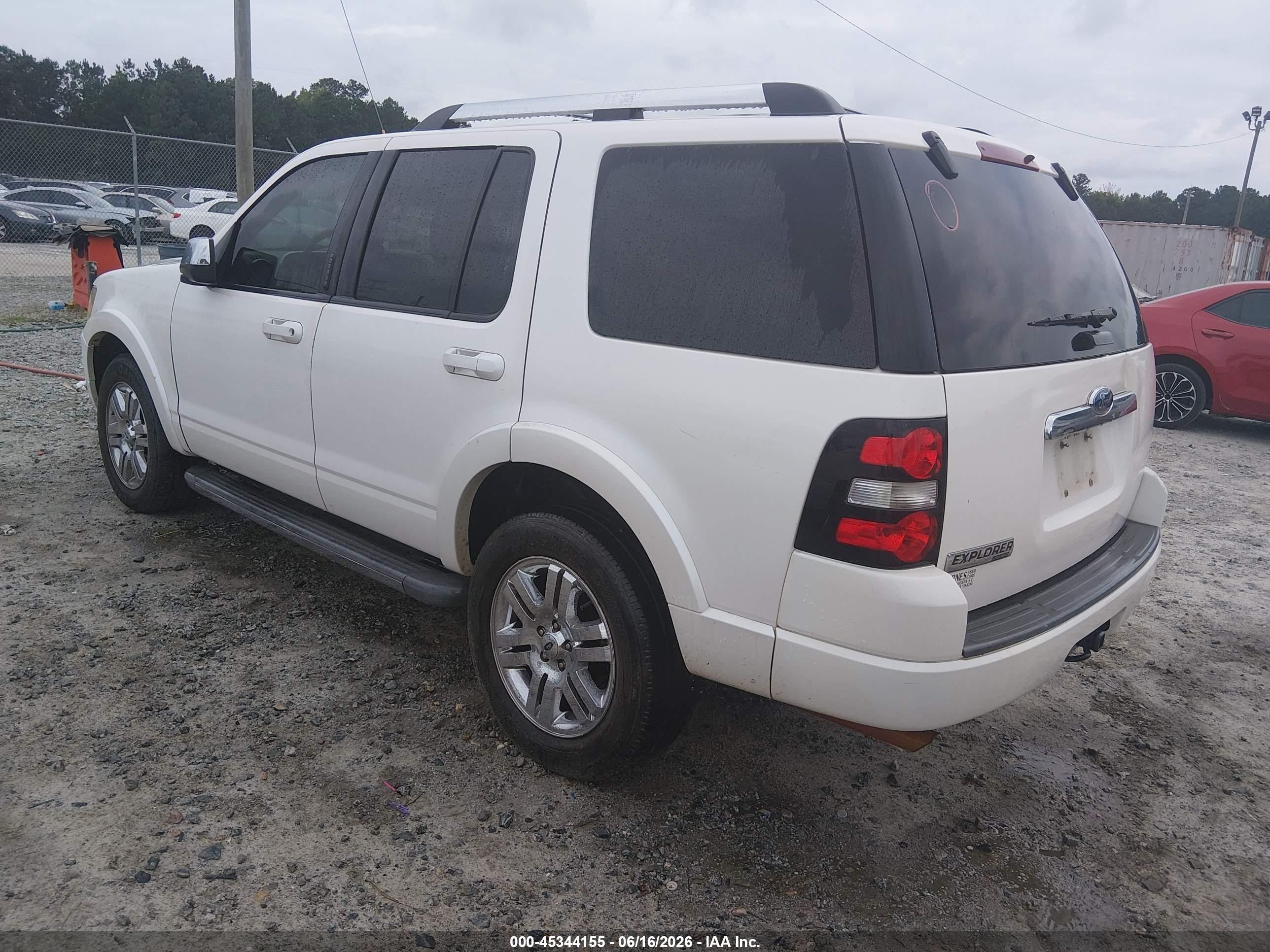 2010 Ford Explorer Limited White vin: 1FMEU6FEXAUA31729
