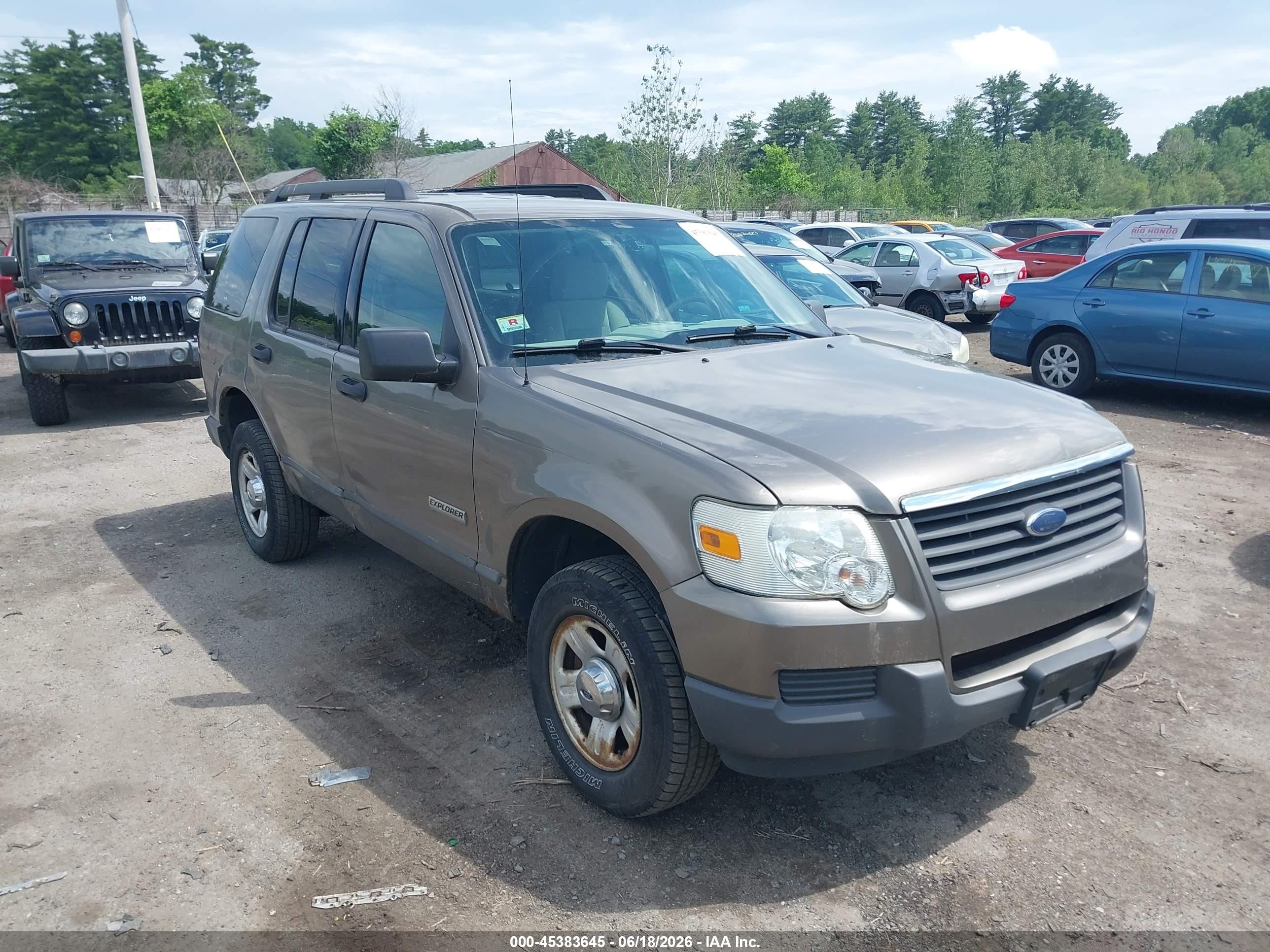 2006 Ford Explorer Xls Brown vin: 1FMEU72E16UB07759