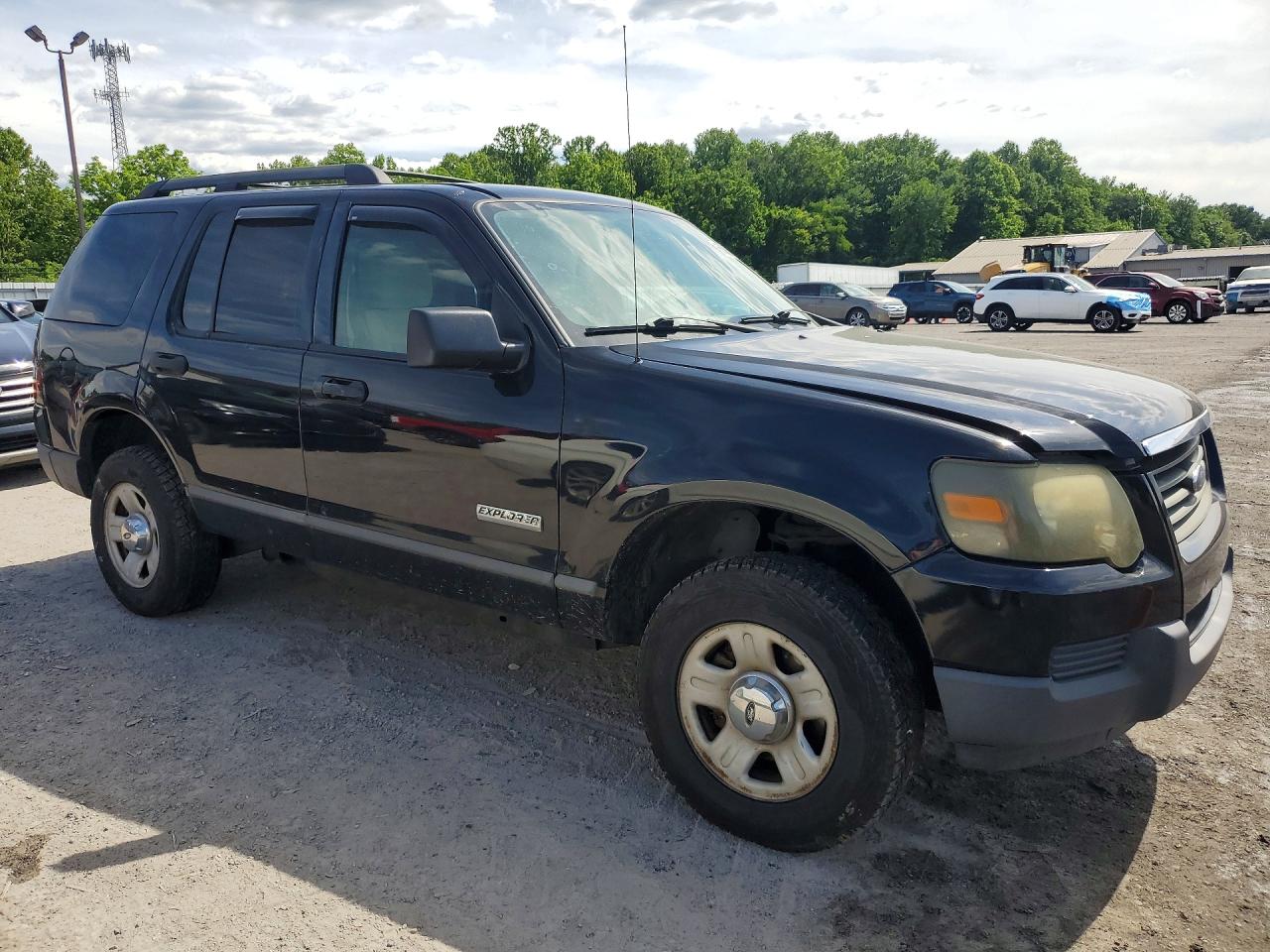 2006 Ford Explorer Xls Black vin: 1FMEU72E16UB40924