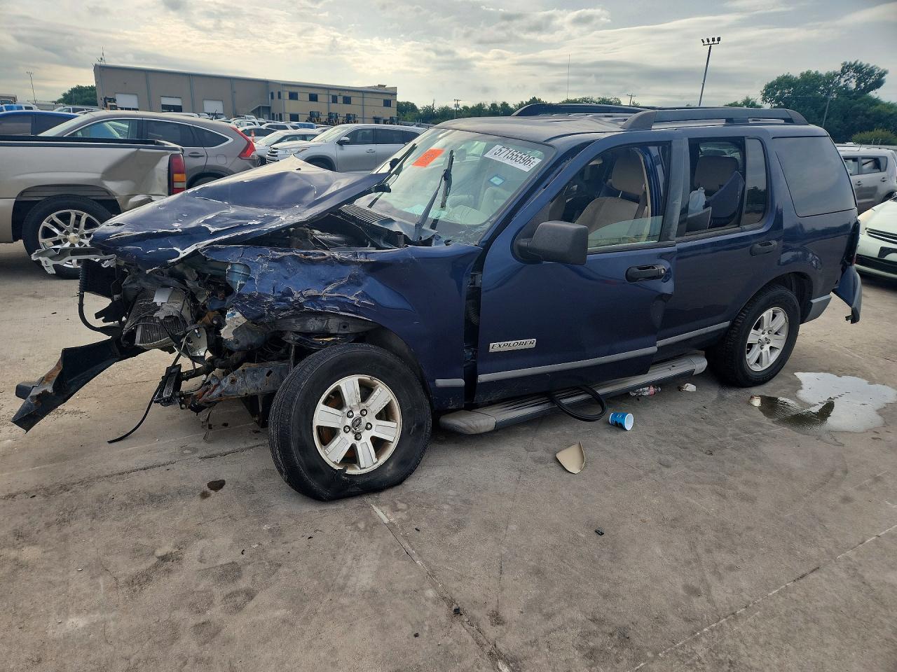 2006 Ford Explorer Xls Blue vin: 1FMEU72E96UB03300