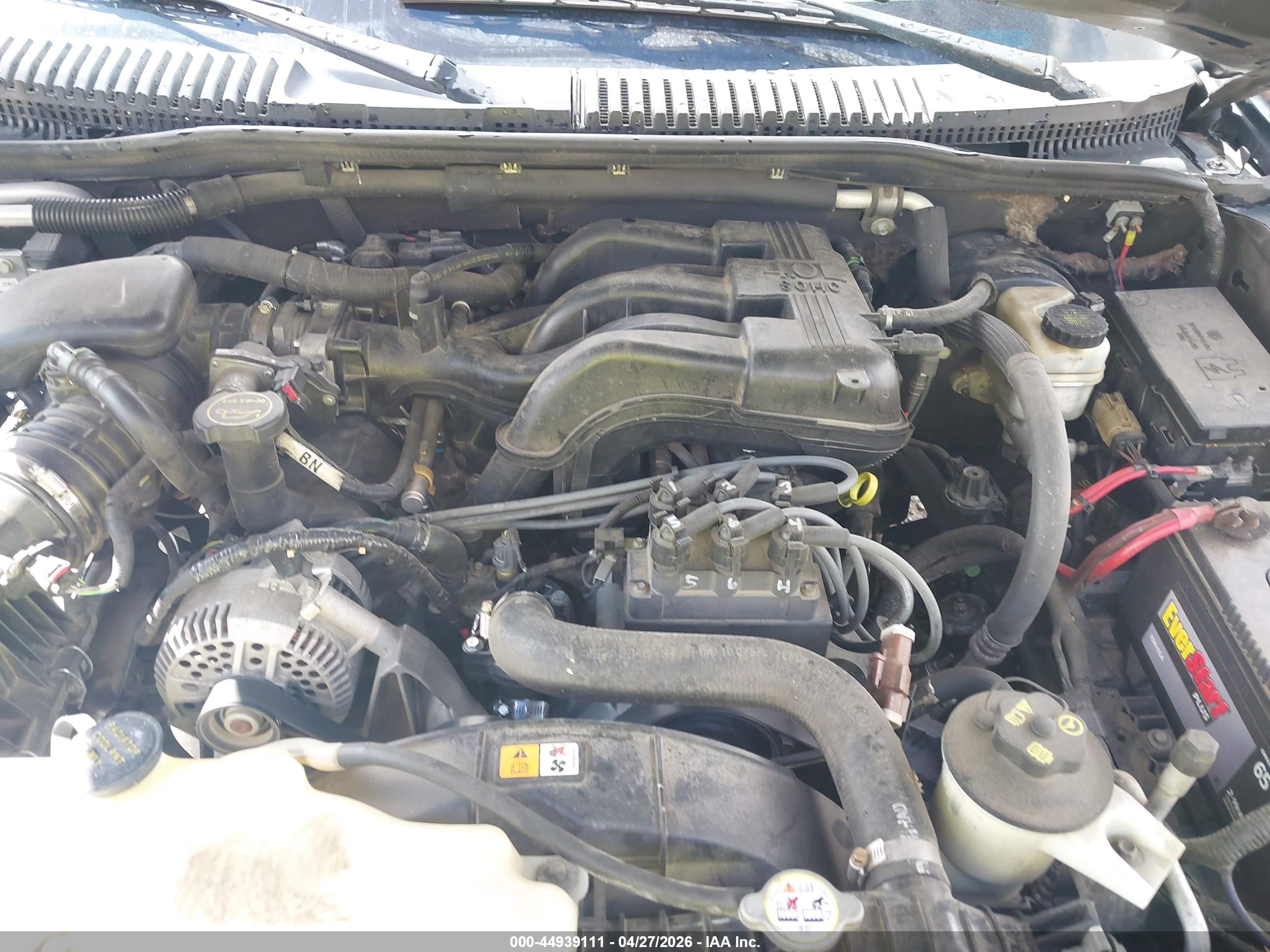 2006 Ford Explorer Xls Black vin: 1FMEU72EX6UB38234