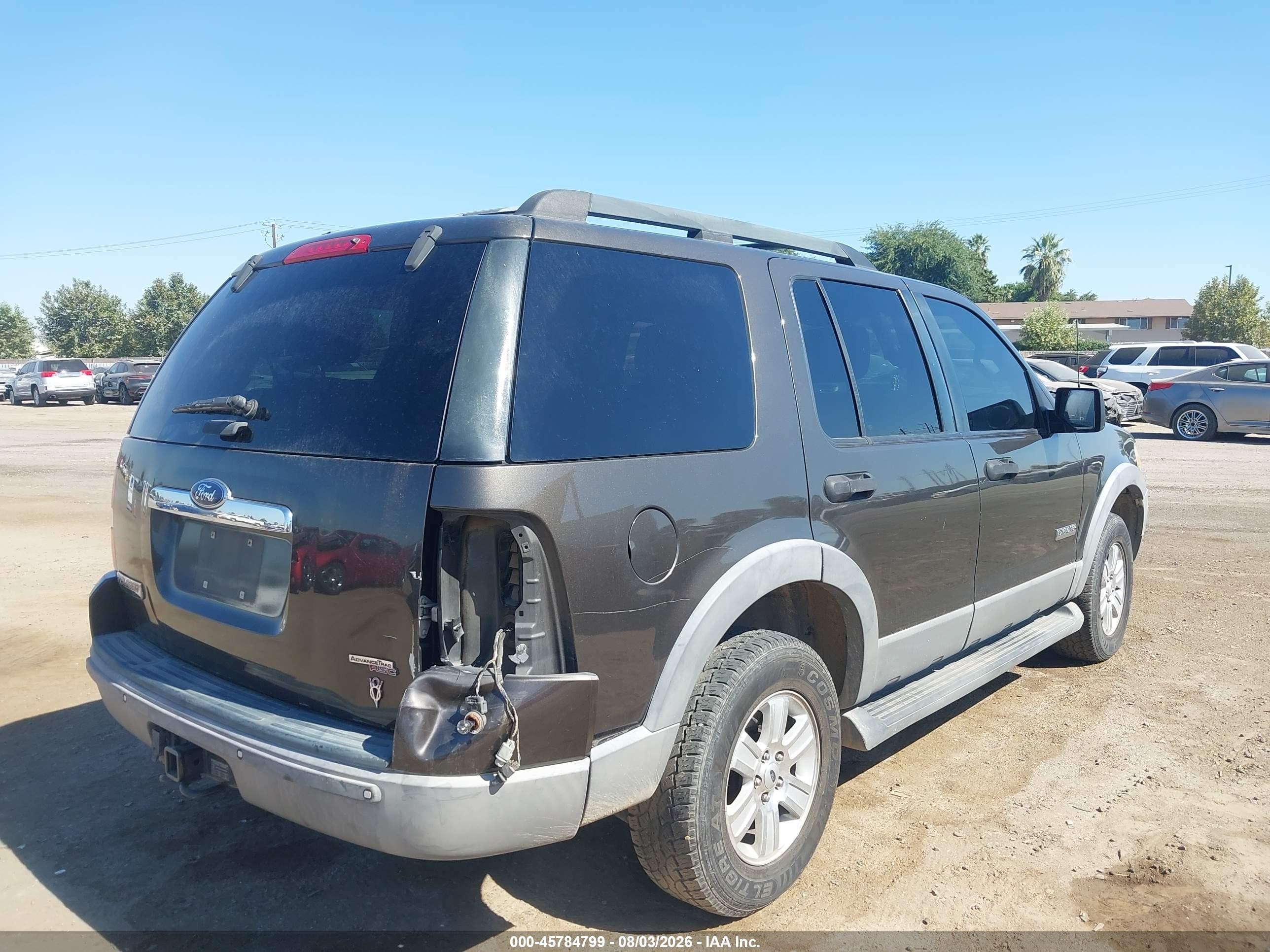 2006 Ford Explorer Xlt Dark Brown vin: 1FMEU738X6ZA20972