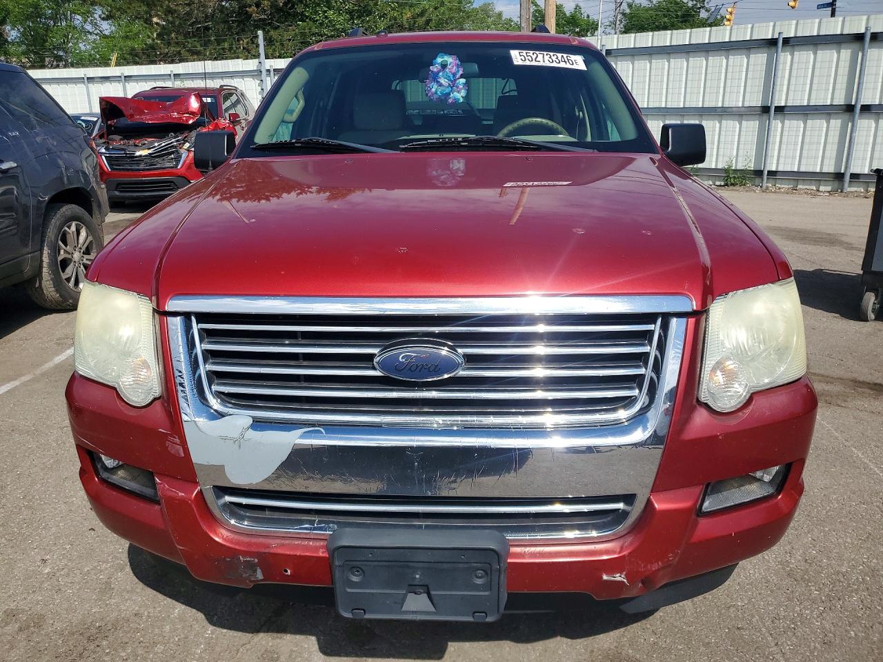 2007 Ford Explorer Xlt Red vin: 1FMEU738X7UB59241