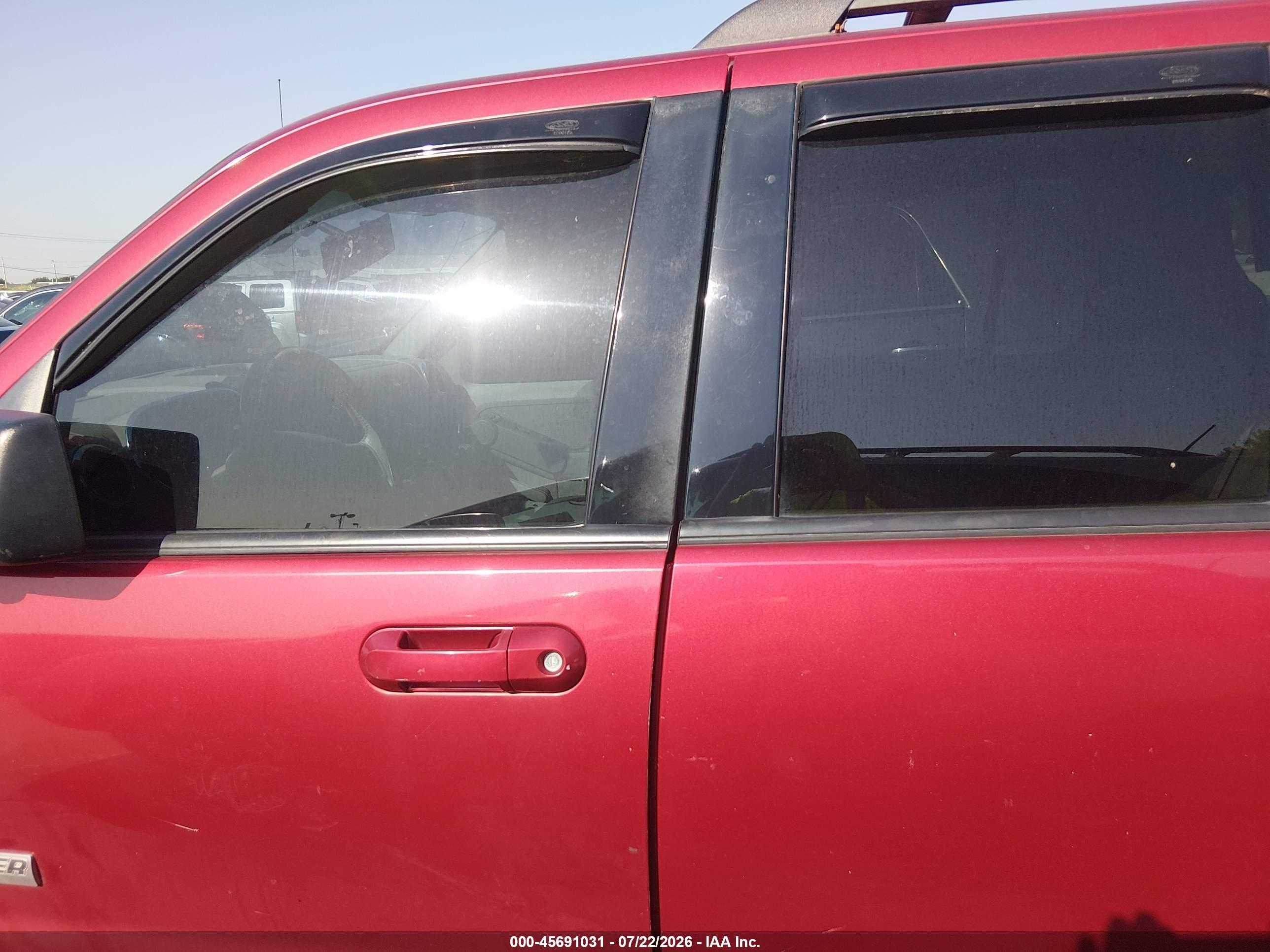 2007 Ford Explorer Xlt Red vin: 1FMEU73E07UB03671