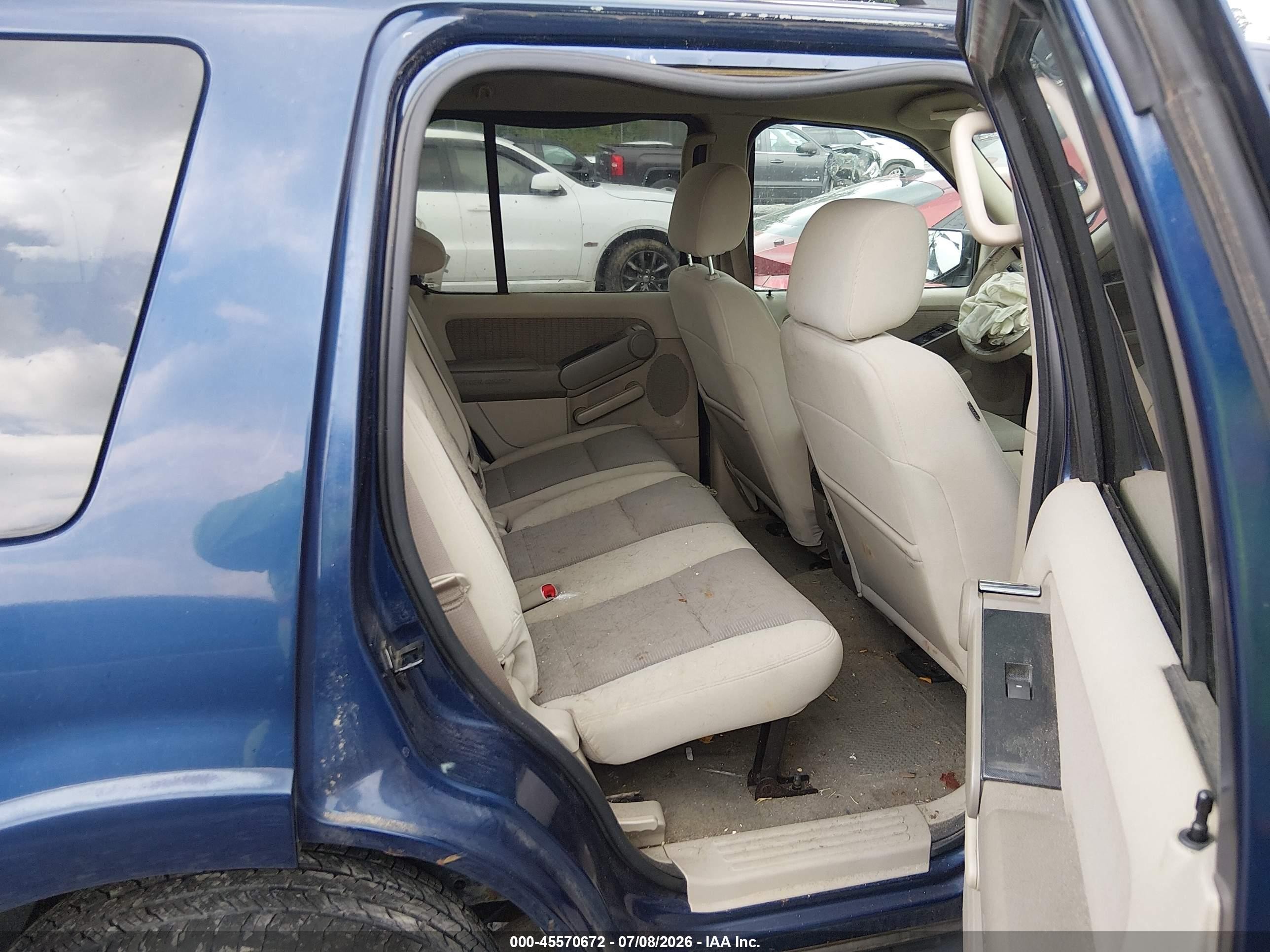 2007 Ford Explorer Xlt Синий vin: 1FMEU73E07UB28456