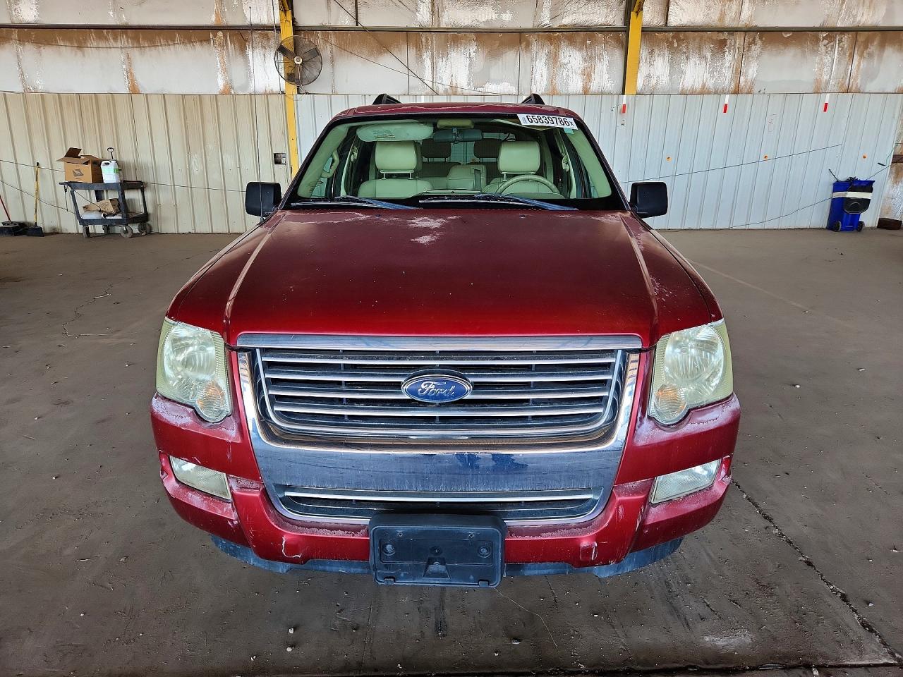 2007 Ford Explorer Xlt Burgundy vin: 1FMEU73E07UB71114
