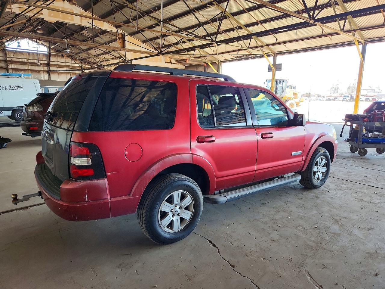 2007 Ford Explorer Xlt Burgundy vin: 1FMEU73E07UB71114