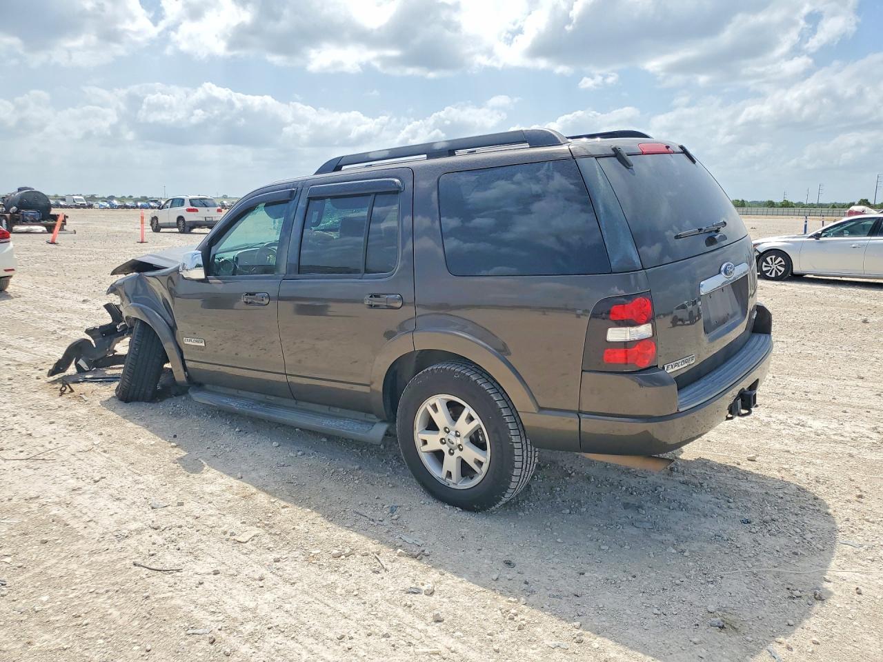 2008 Ford Explorer Xlt Gray vin: 1FMEU73E08UB11481