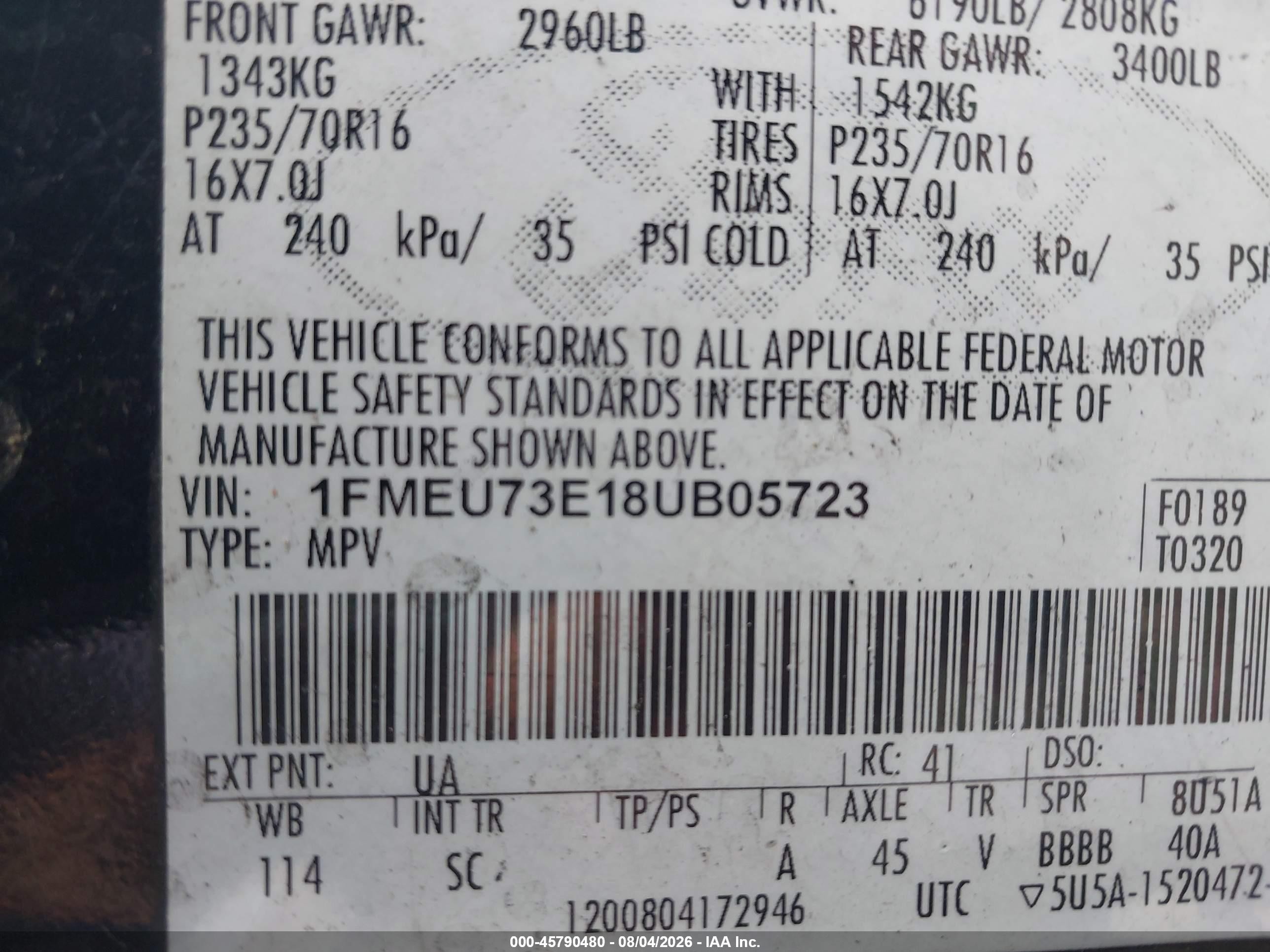 2008 Ford Explorer Xlt Black vin: 1FMEU73E18UB05723