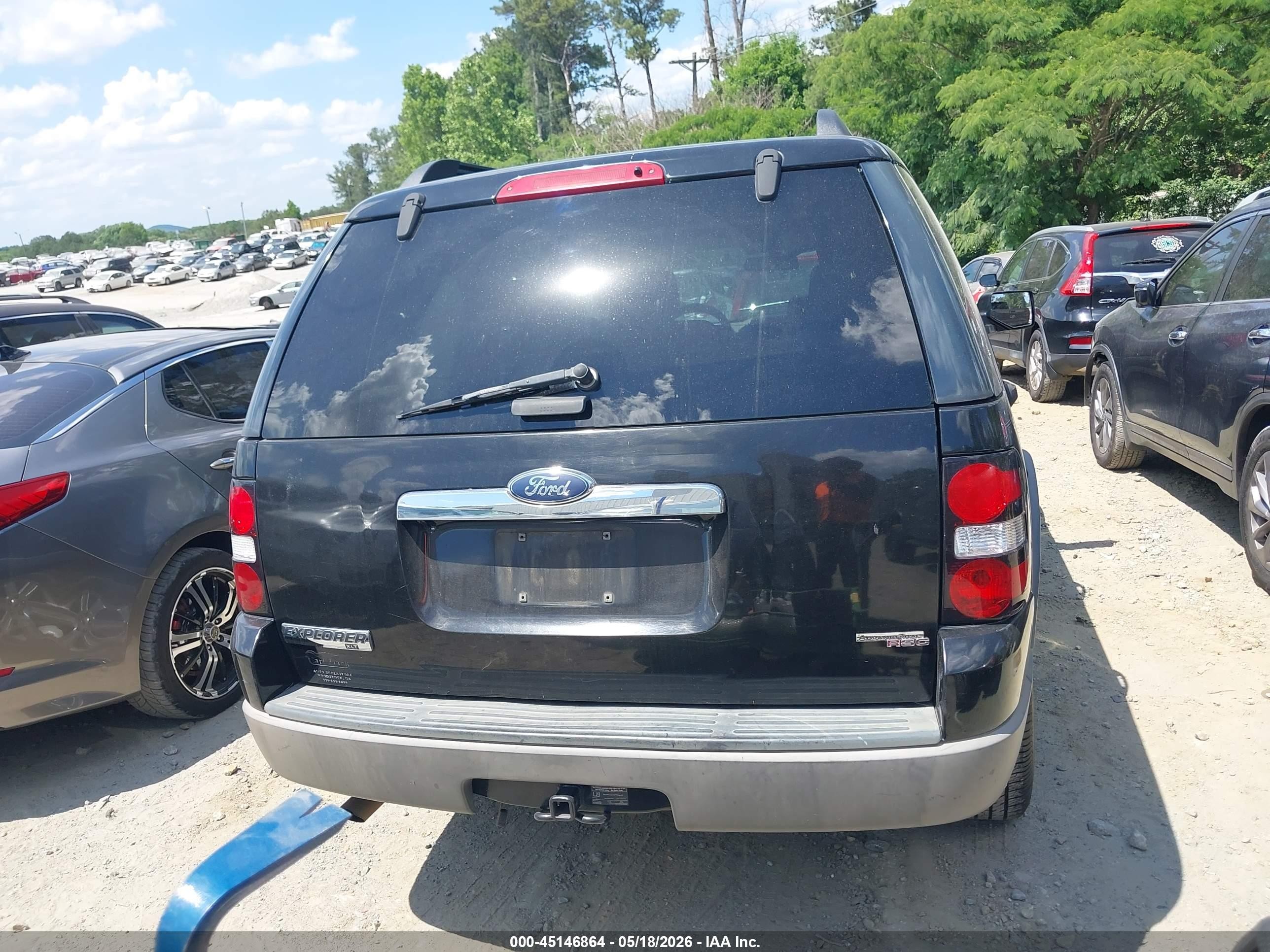 2006 Ford Explorer Xlt Black vin: 1FMEU73E26UB05694