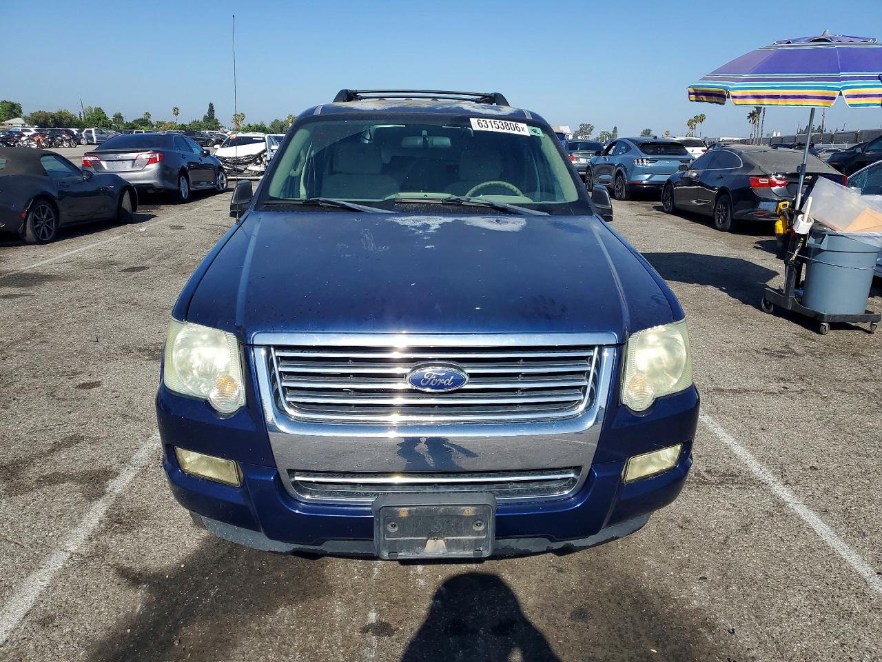 2007 Ford Explorer Xlt Blue vin: 1FMEU73E37UB55151
