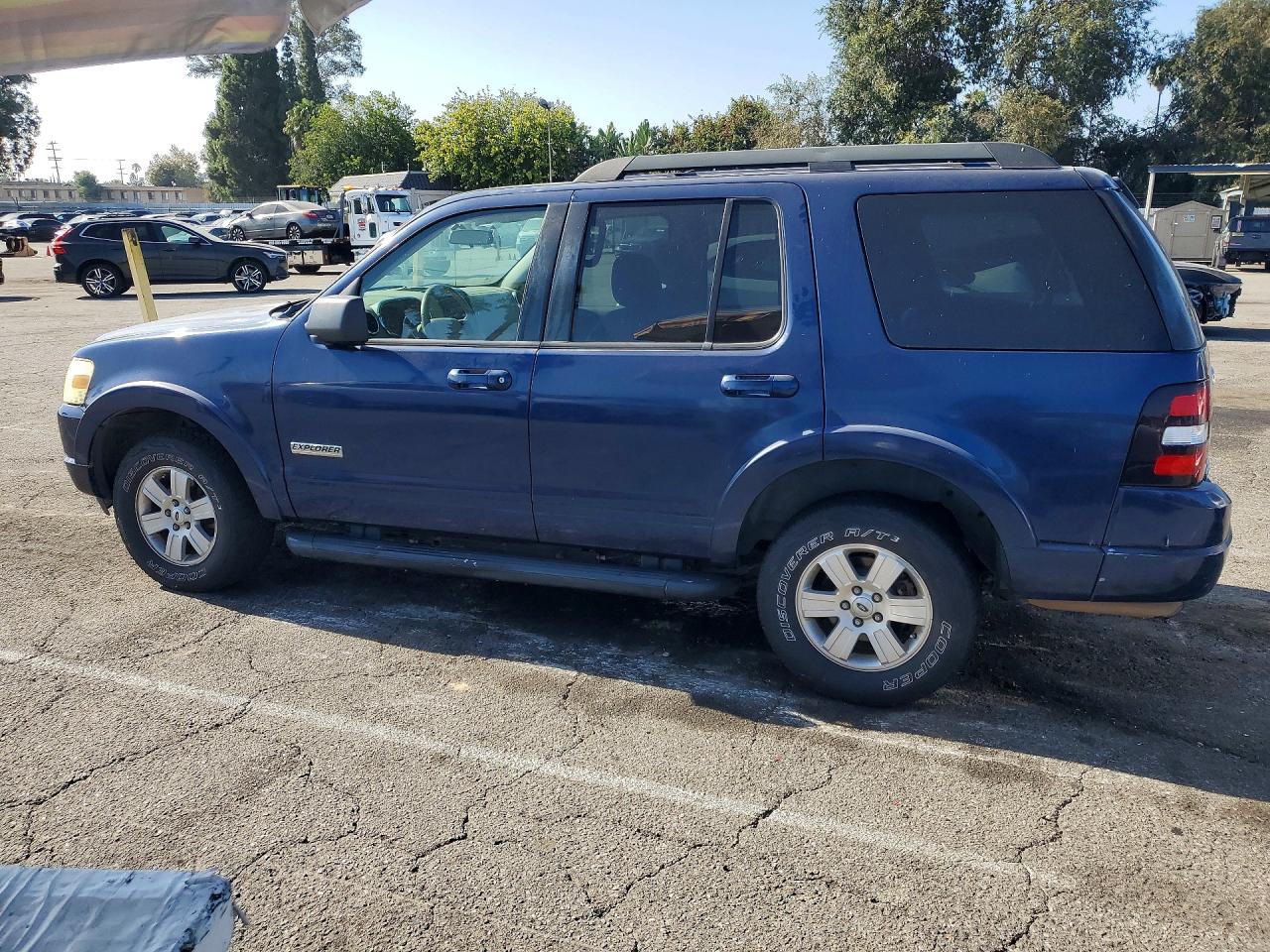 2007 Ford Explorer Xlt Blue vin: 1FMEU73E37UB55151