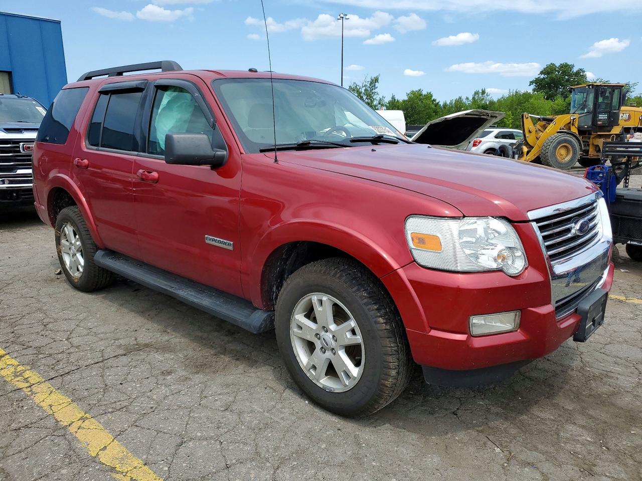 2008 Ford Explorer Xlt Красный vin: 1FMEU73E38UA82364
