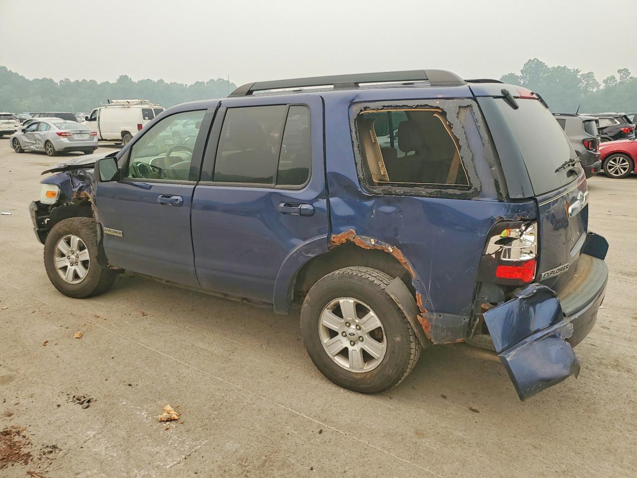 2007 Ford Explorer Xlt Blue vin: 1FMEU73E47UB30999