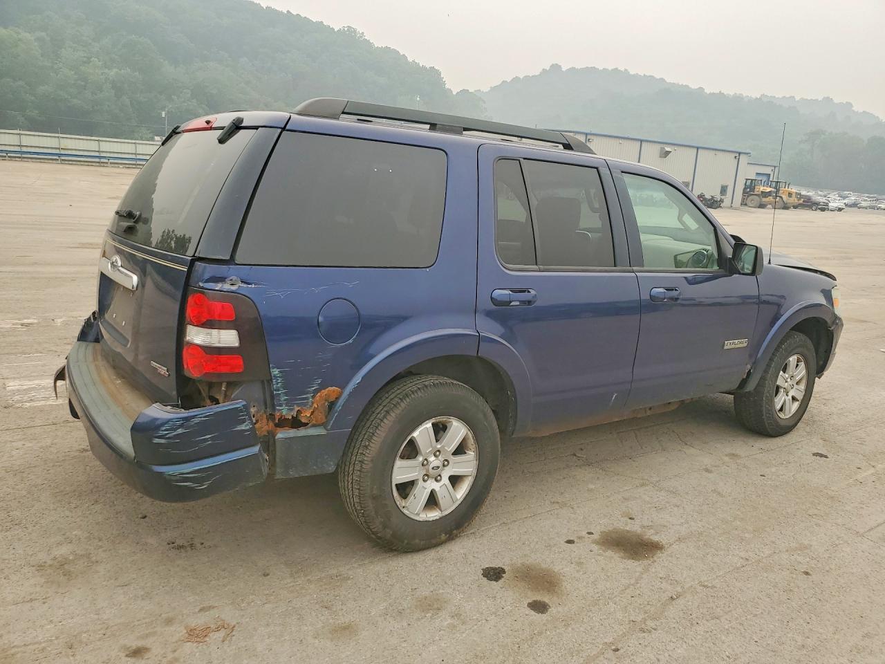 2007 Ford Explorer Xlt Blue vin: 1FMEU73E47UB30999