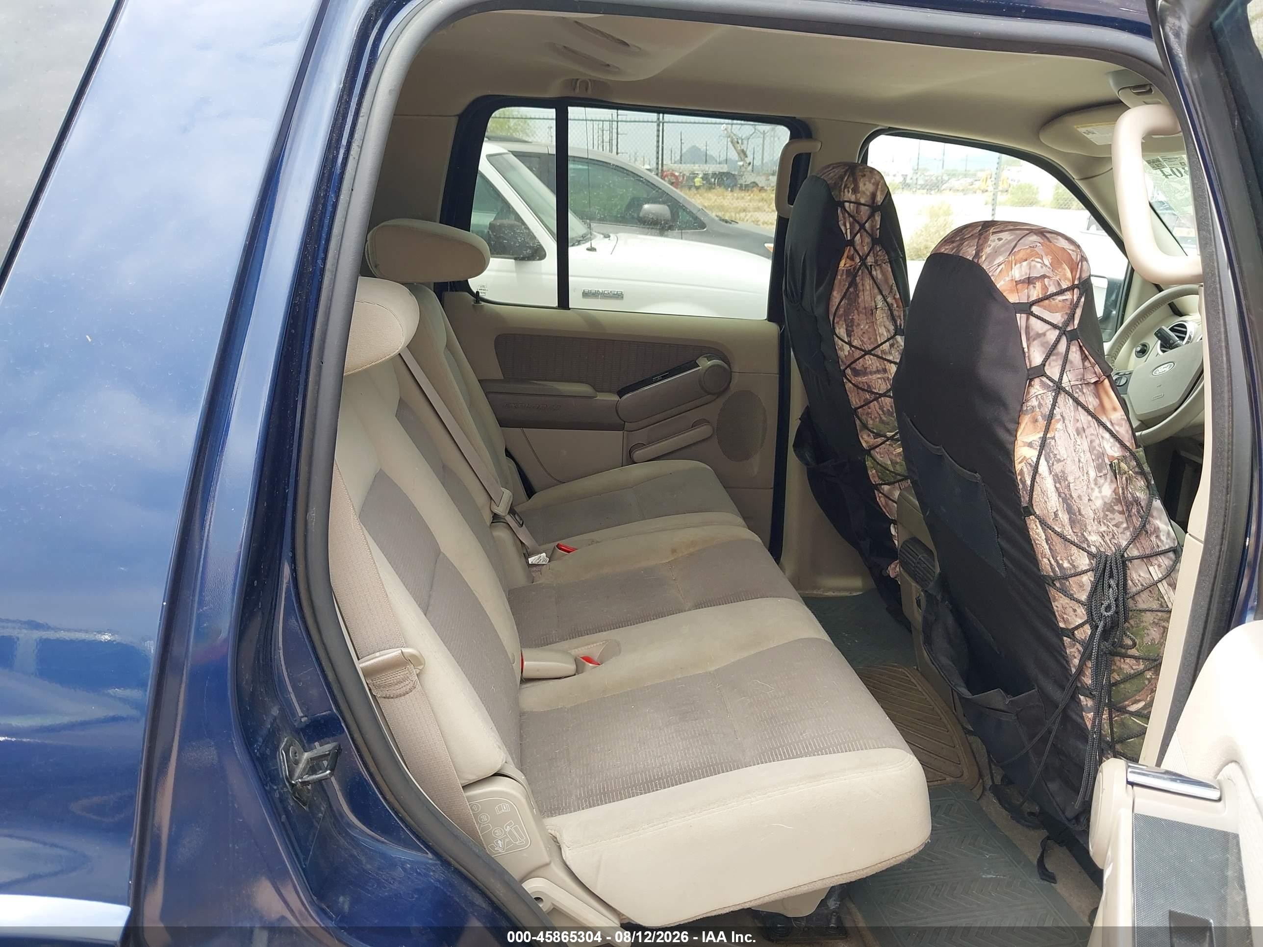 2007 Ford Explorer Xlt Blue vin: 1FMEU73E47UB77417
