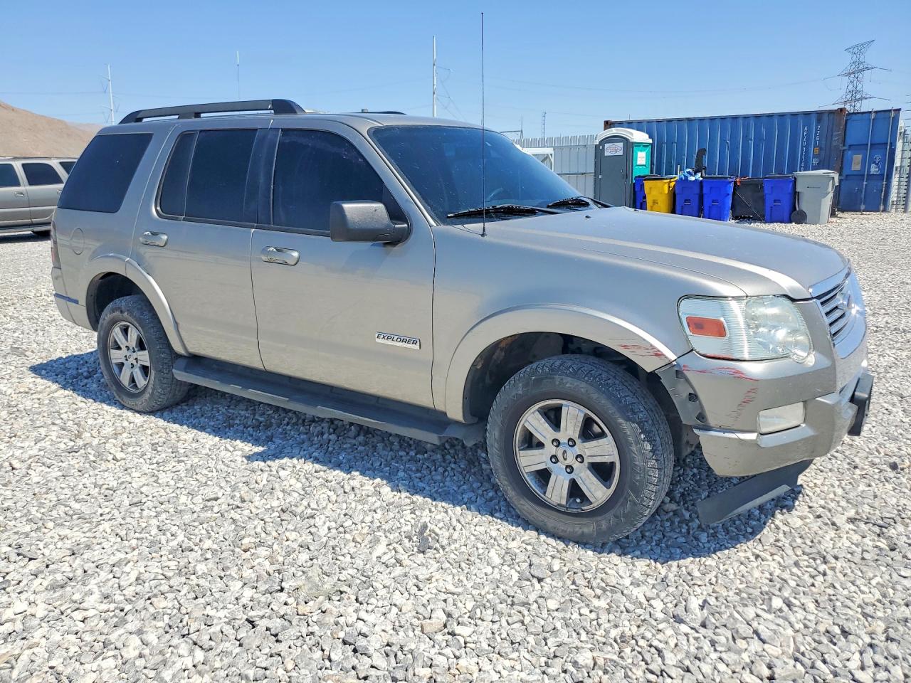 2008 Ford Explorer Xlt Silver vin: 1FMEU73E58UA20867
