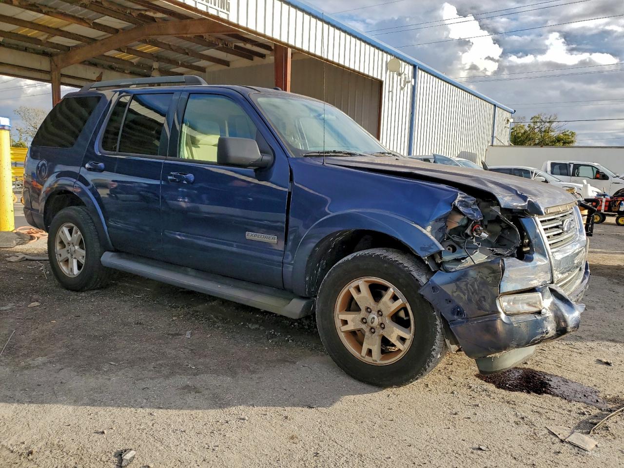 2008 Ford Explorer Xlt Blue vin: 1FMEU73E68UA14012