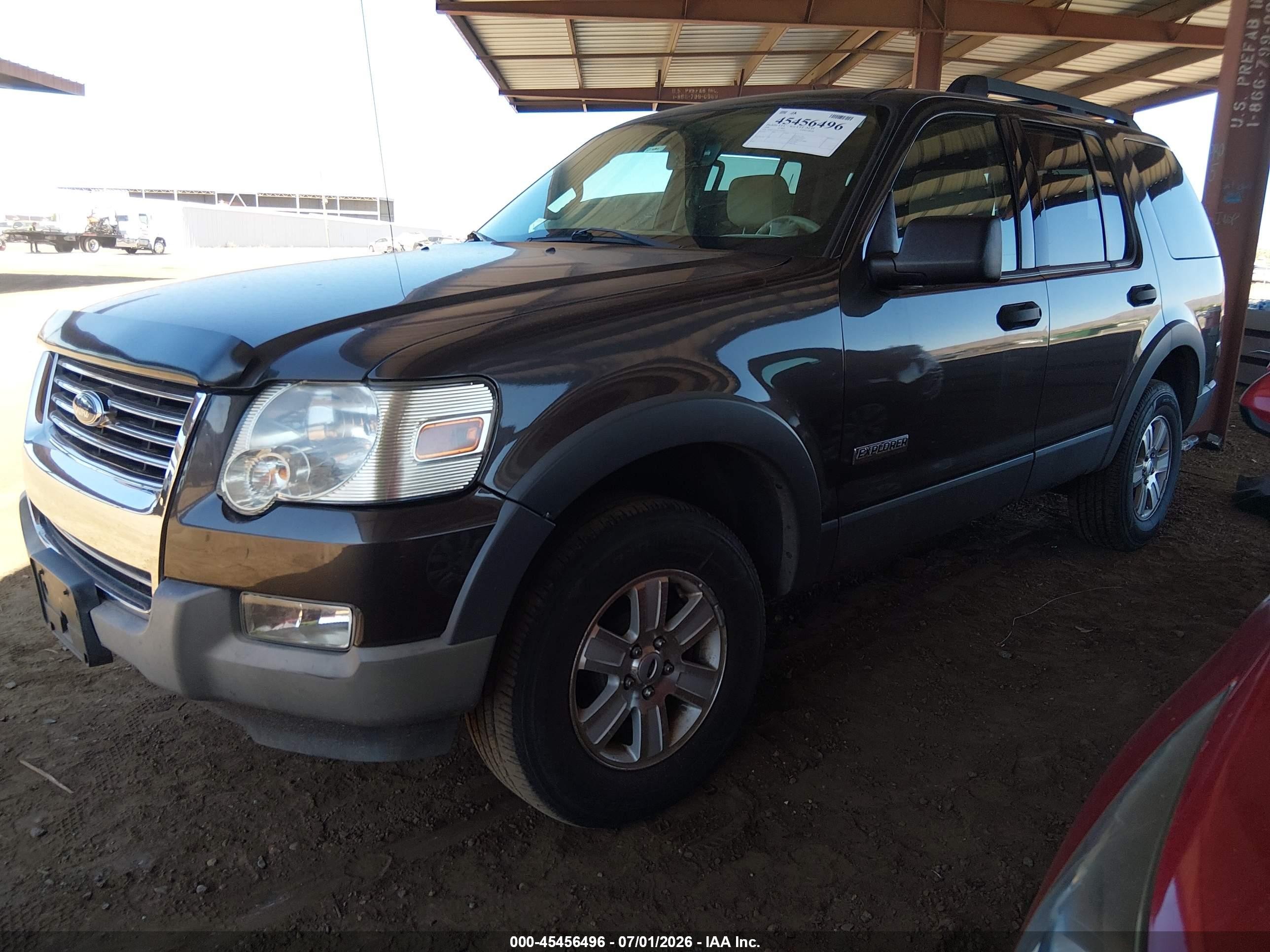 2006 Ford Explorer Xlt Gray vin: 1FMEU73E76UA30362