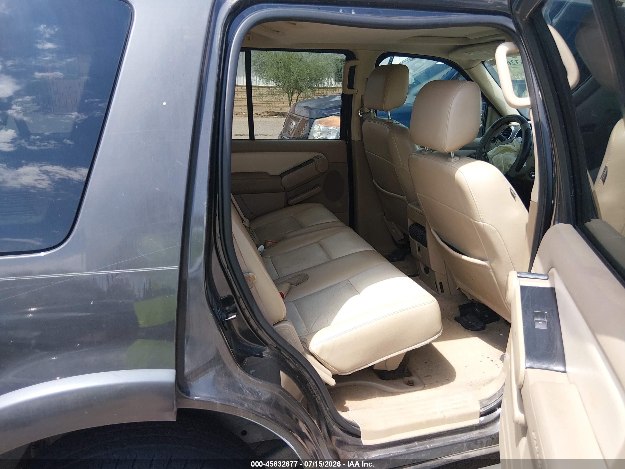 2007 Ford Explorer Xlt Gray vin: 1FMEU73E77UB68517