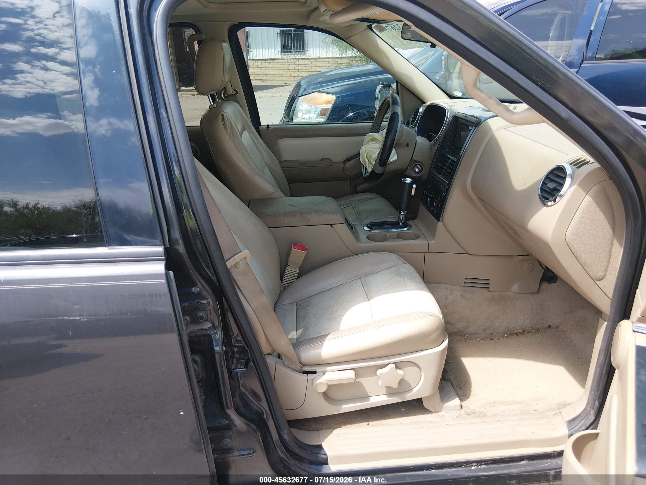 2007 Ford Explorer Xlt Gray vin: 1FMEU73E77UB68517