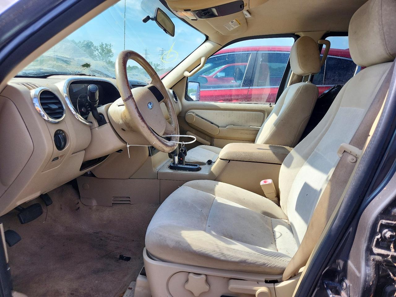 2007 Ford Explorer Xlt Gray vin: 1FMEU73E77UB82918