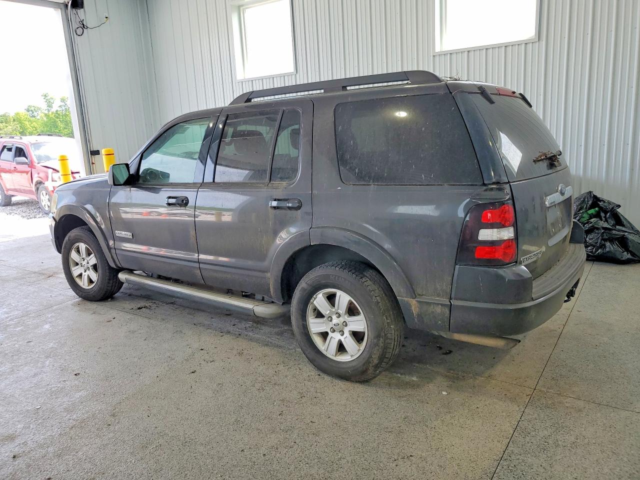 2007 Ford Explorer Xlt Gray vin: 1FMEU73E77UB82918