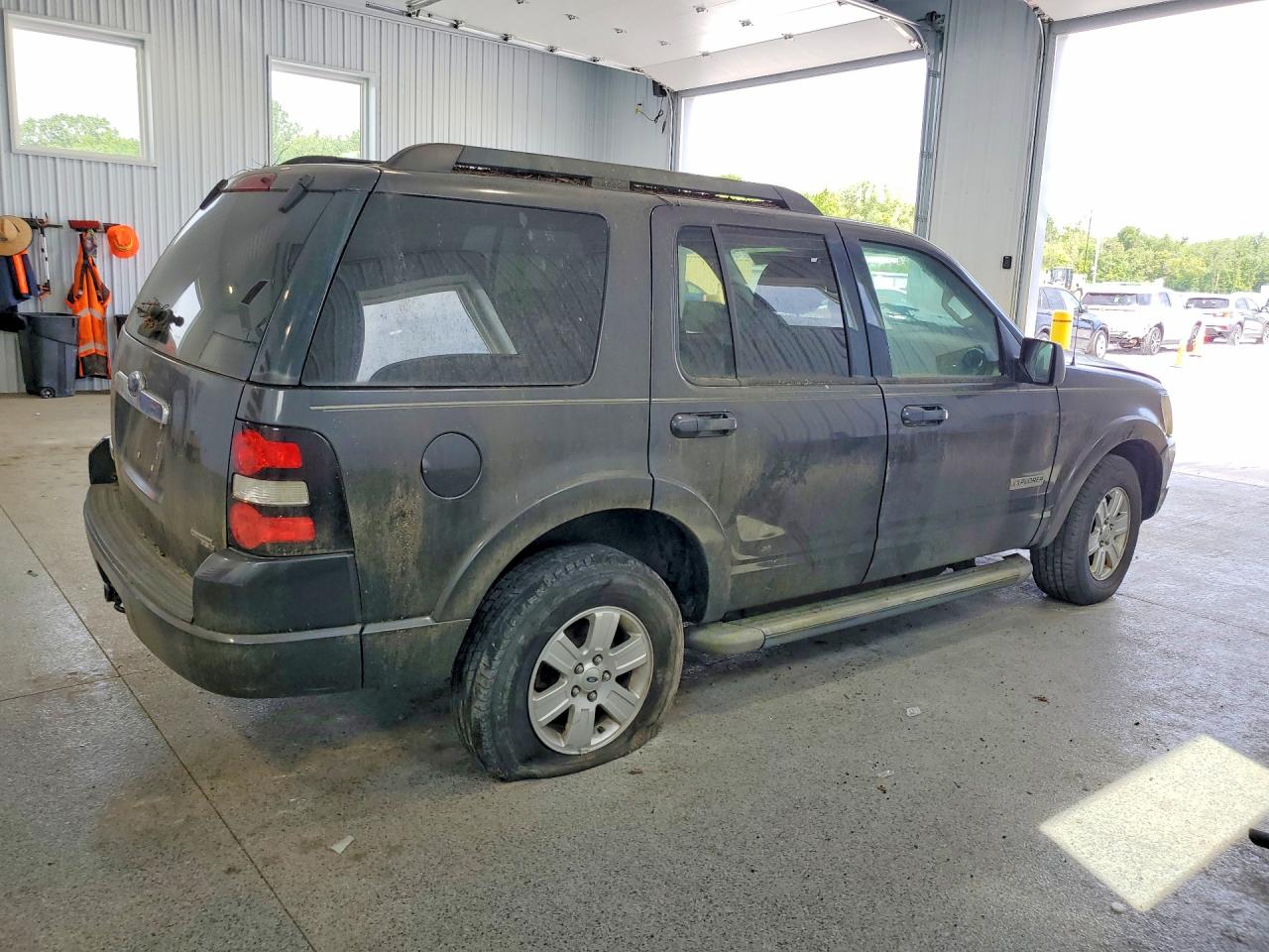 2007 Ford Explorer Xlt Gray vin: 1FMEU73E77UB82918