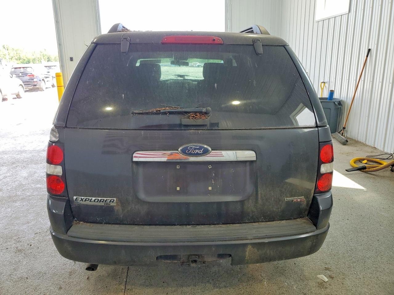 2007 Ford Explorer Xlt Gray vin: 1FMEU73E77UB82918