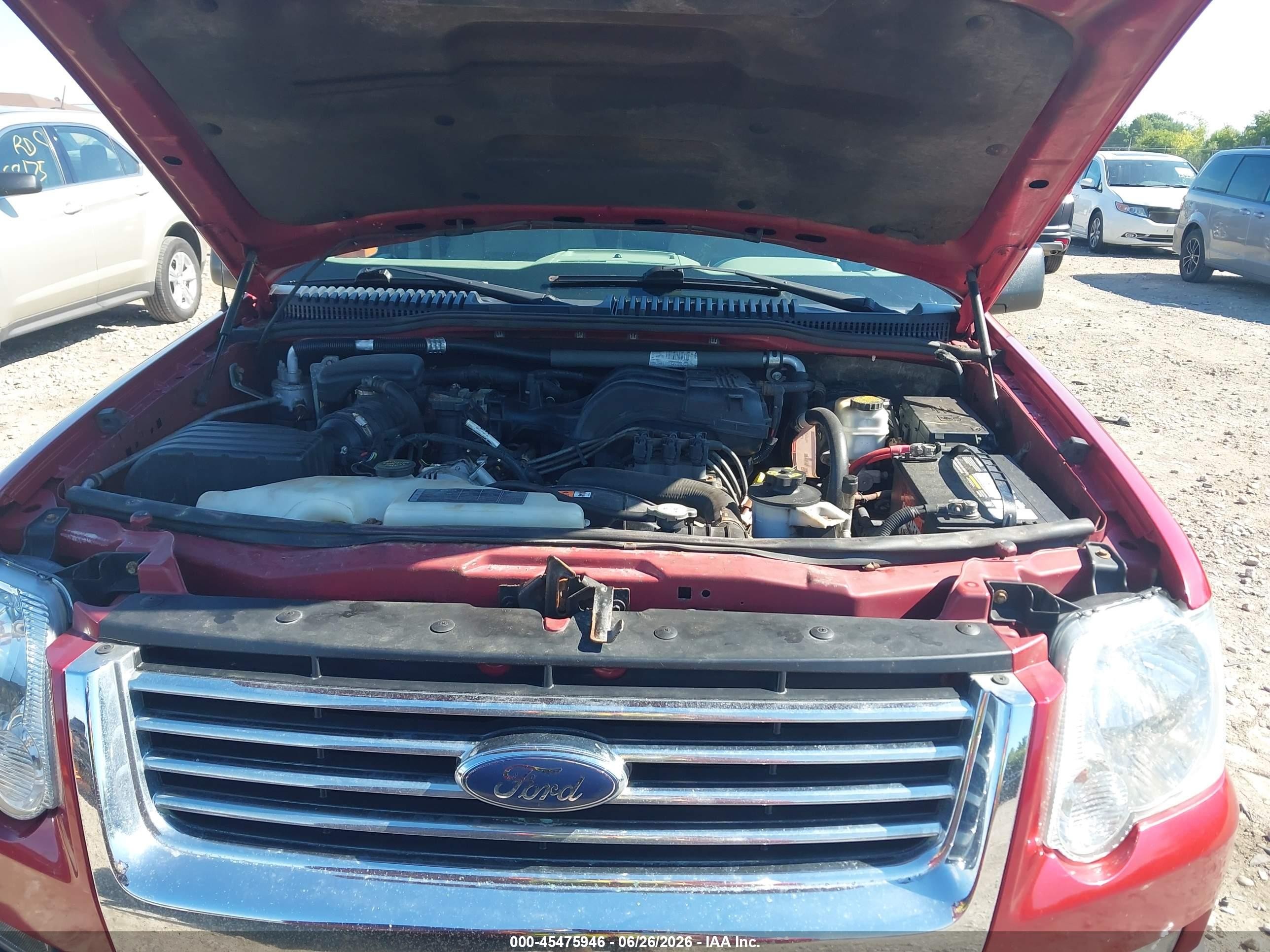 2006 Ford Explorer Xlt Red vin: 1FMEU73E86UA93163