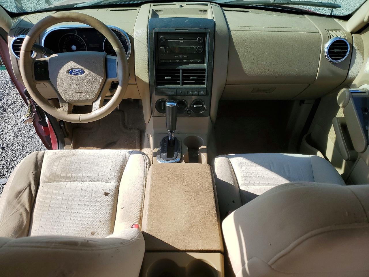 2007 Ford Explorer Xlt Red vin: 1FMEU73E97UB68275