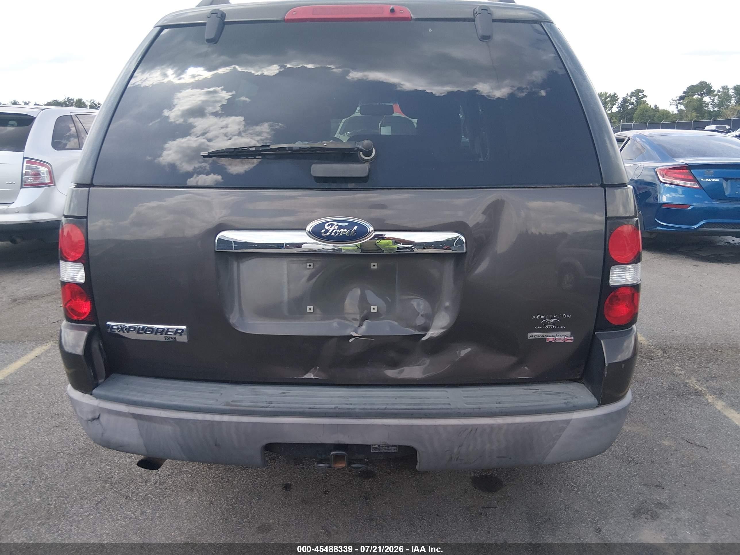 2006 Ford Explorer Xlt Brown vin: 1FMEU73EX6UA63470