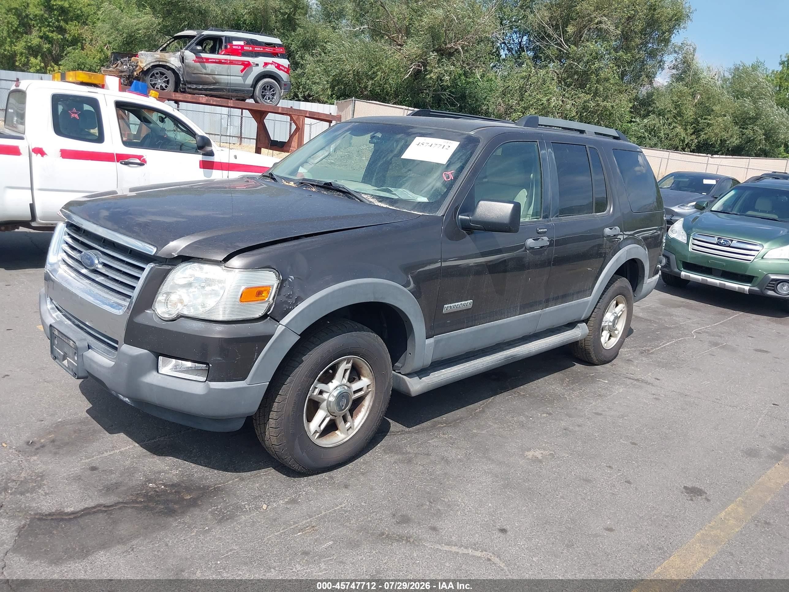 2006 Ford Explorer Xlt Blue vin: 1FMEU73EX6UB47918