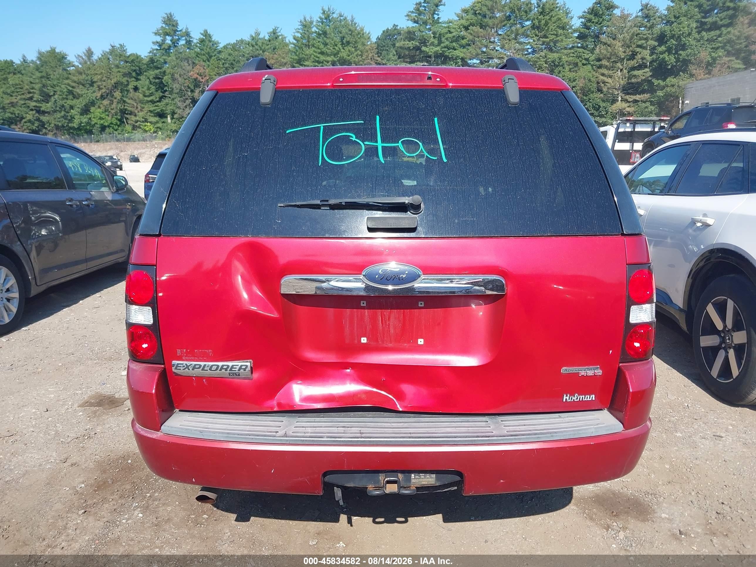 2007 Ford Explorer Xlt Red vin: 1FMEU73EX7UB79074
