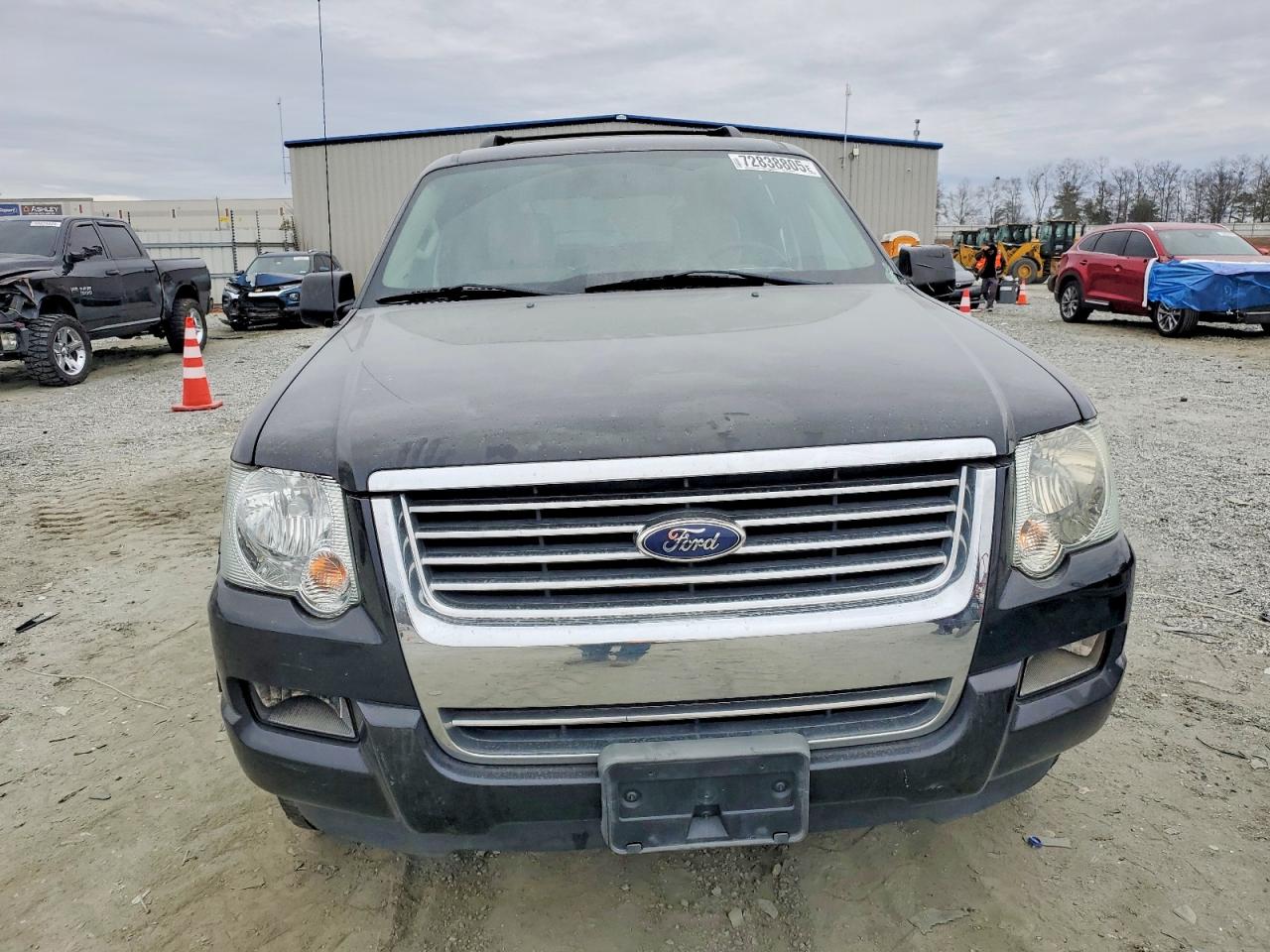 2008 Ford Explorer Xlt Black vin: 1FMEU73EX8UA10139