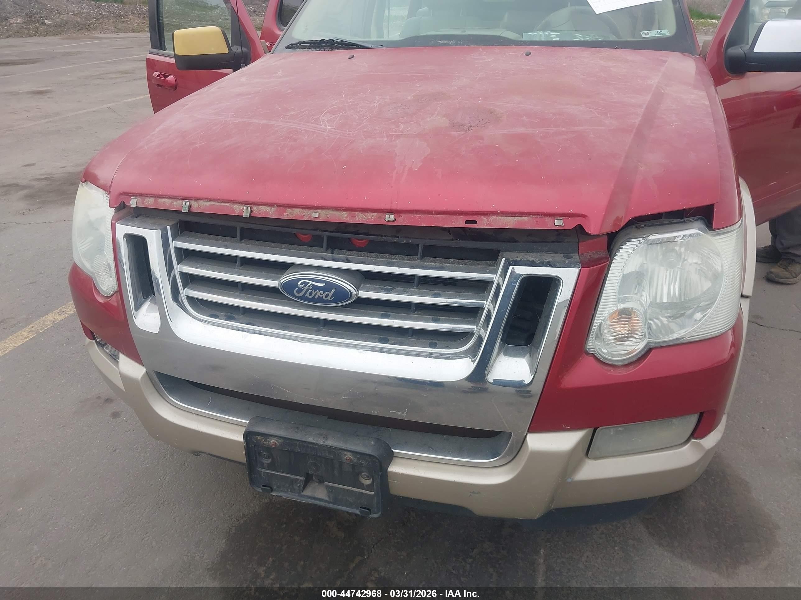 2007 Ford Explorer Eddie Bauer Красный vin: 1FMEU74807UB70859