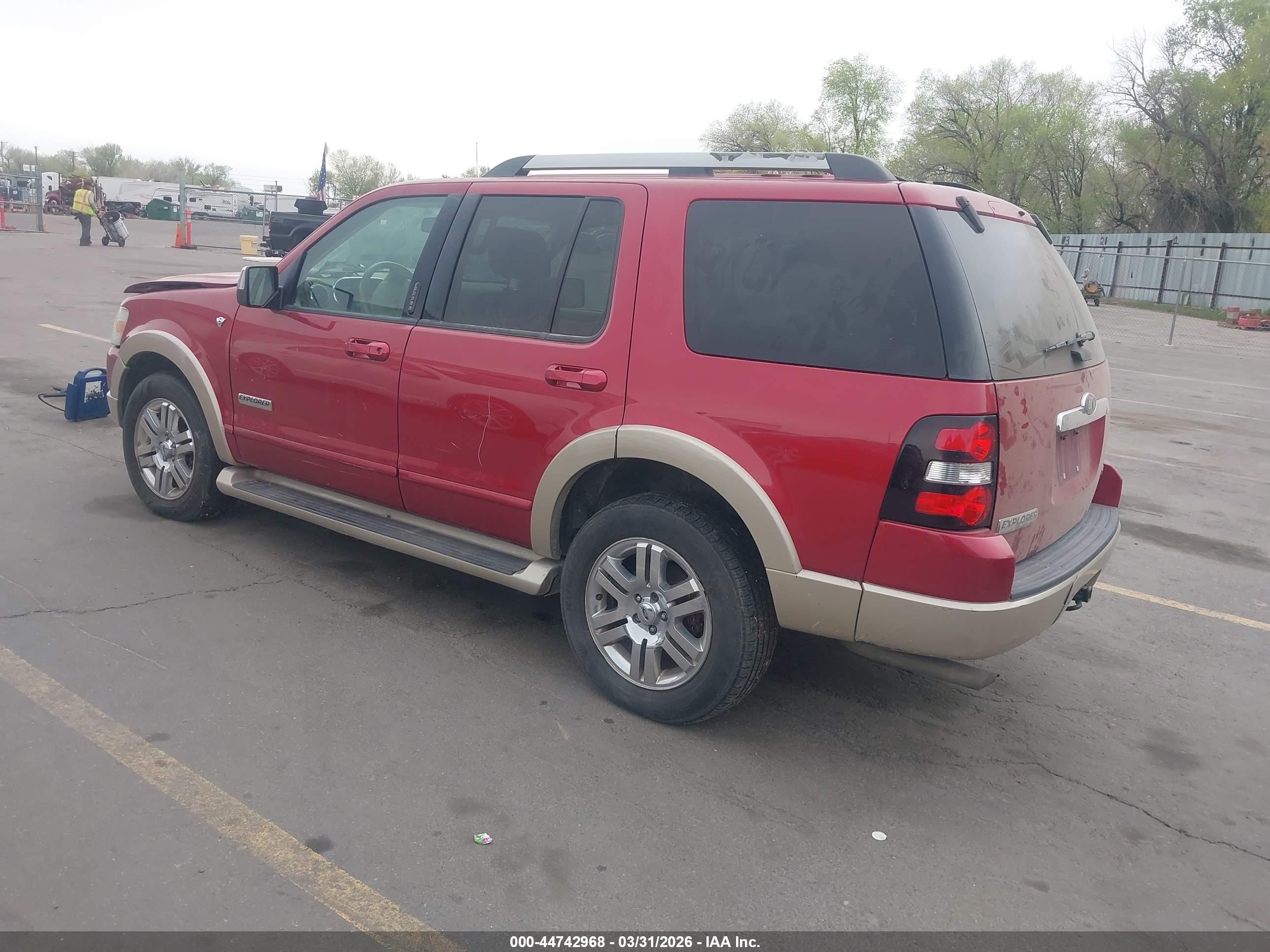 2007 Ford Explorer Eddie Bauer Красный vin: 1FMEU74807UB70859