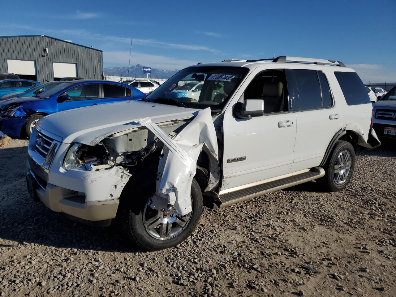 2006 Ford Explorer Eddie Bauer Белый vin: 1FMEU74836UB58428