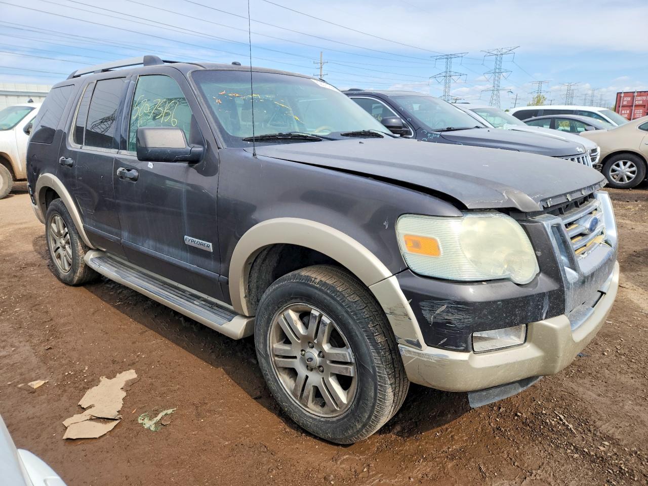 2006 Ford Explorer Eddie Bauer Gray vin: 1FMEU74856UB58415