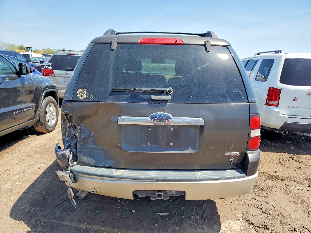 2006 Ford Explorer Eddie Bauer Gray vin: 1FMEU74856UB58415