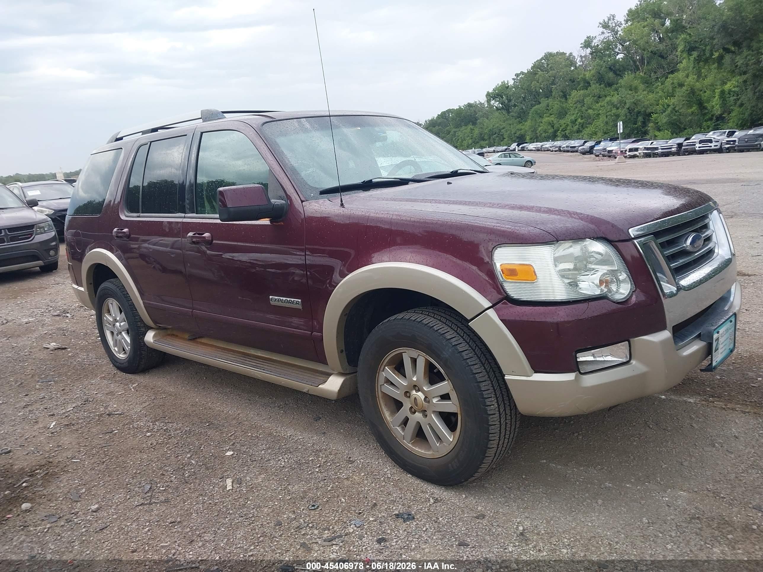 2006 Ford Explorer Eddie Bauer Red vin: 1FMEU74876UB13461