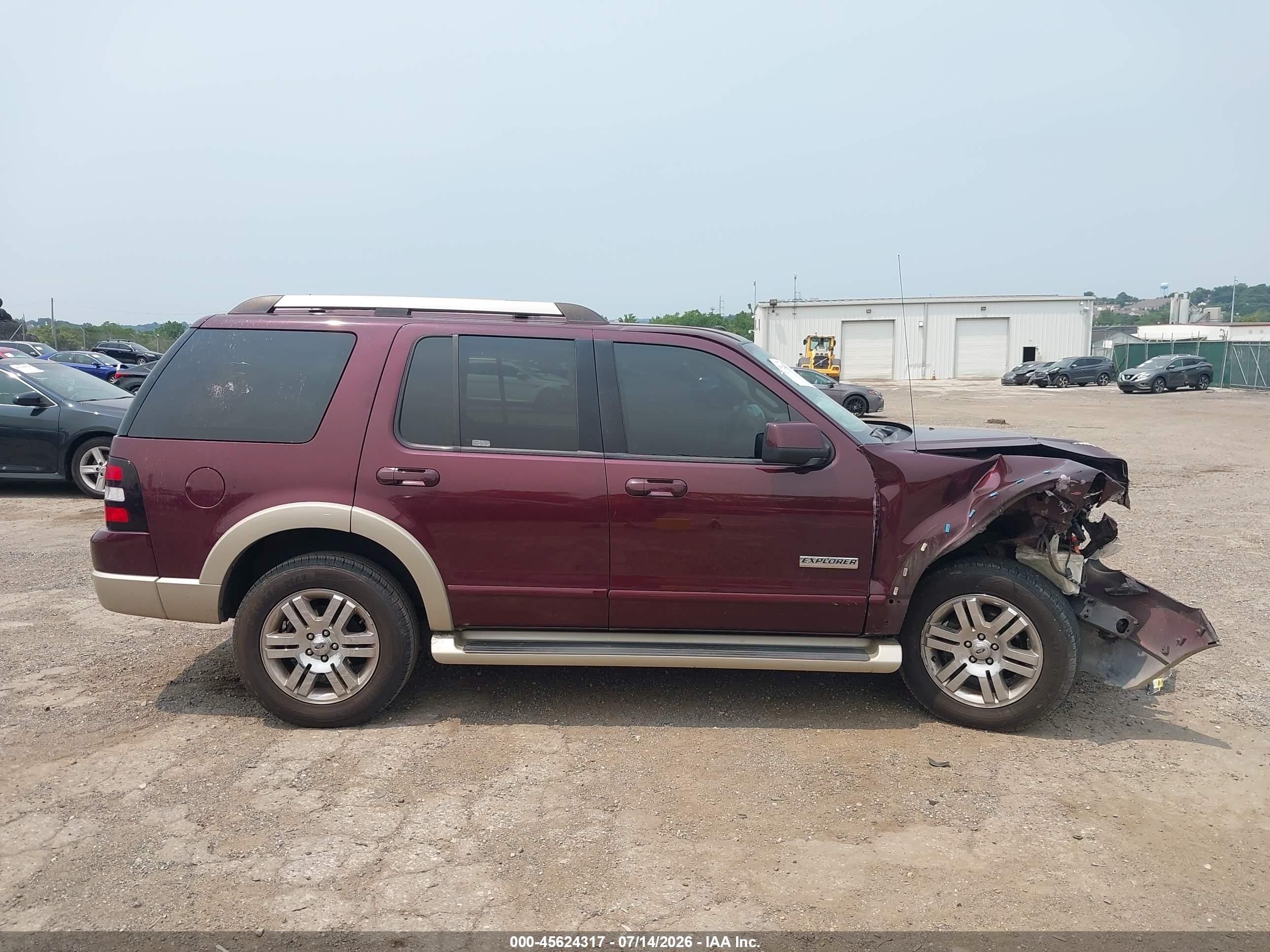 2006 Ford Explorer Eddie Bauer Burgundy vin: 1FMEU74876UB26310